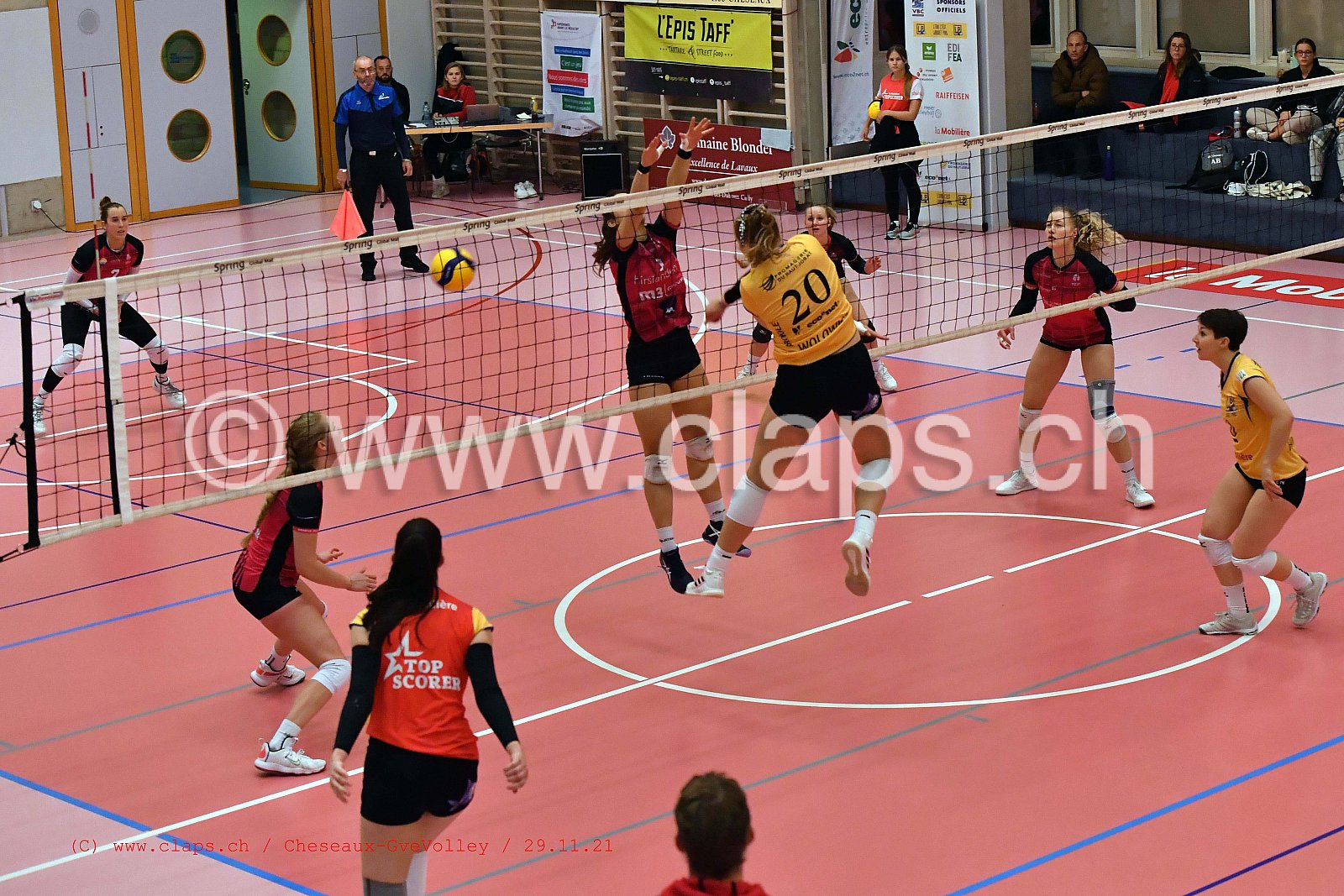 20211128 Cheseaux - Genevevolley