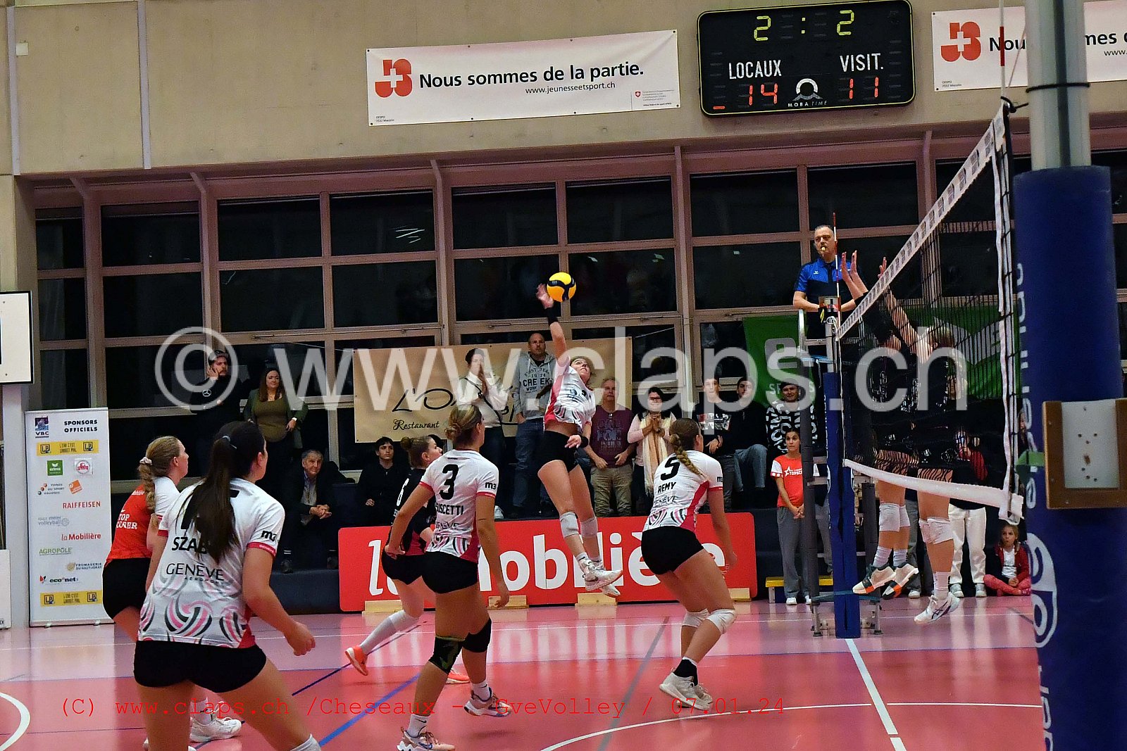 20240107 Cheseaux - GeneveVolley