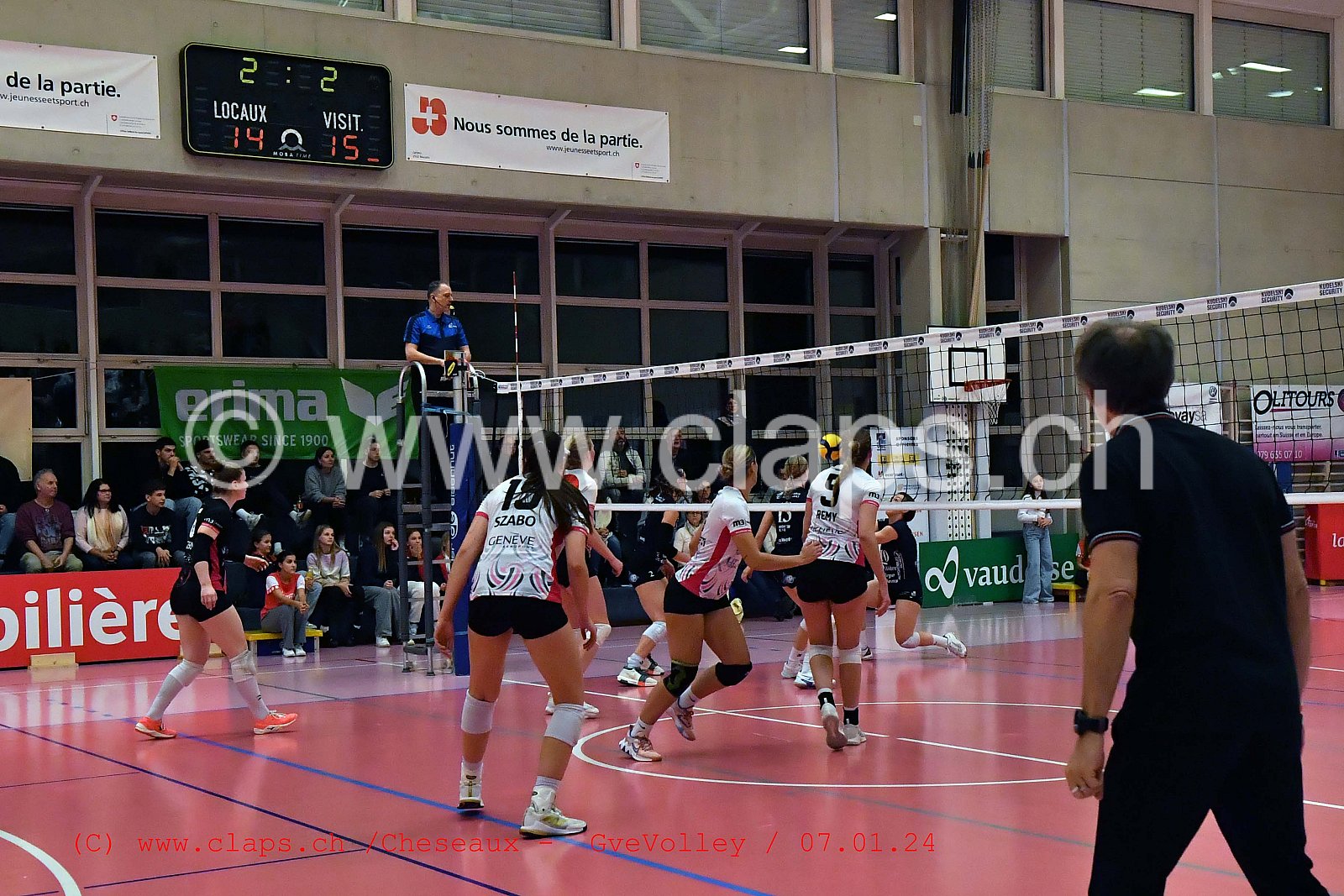 20240107 Cheseaux - GeneveVolley