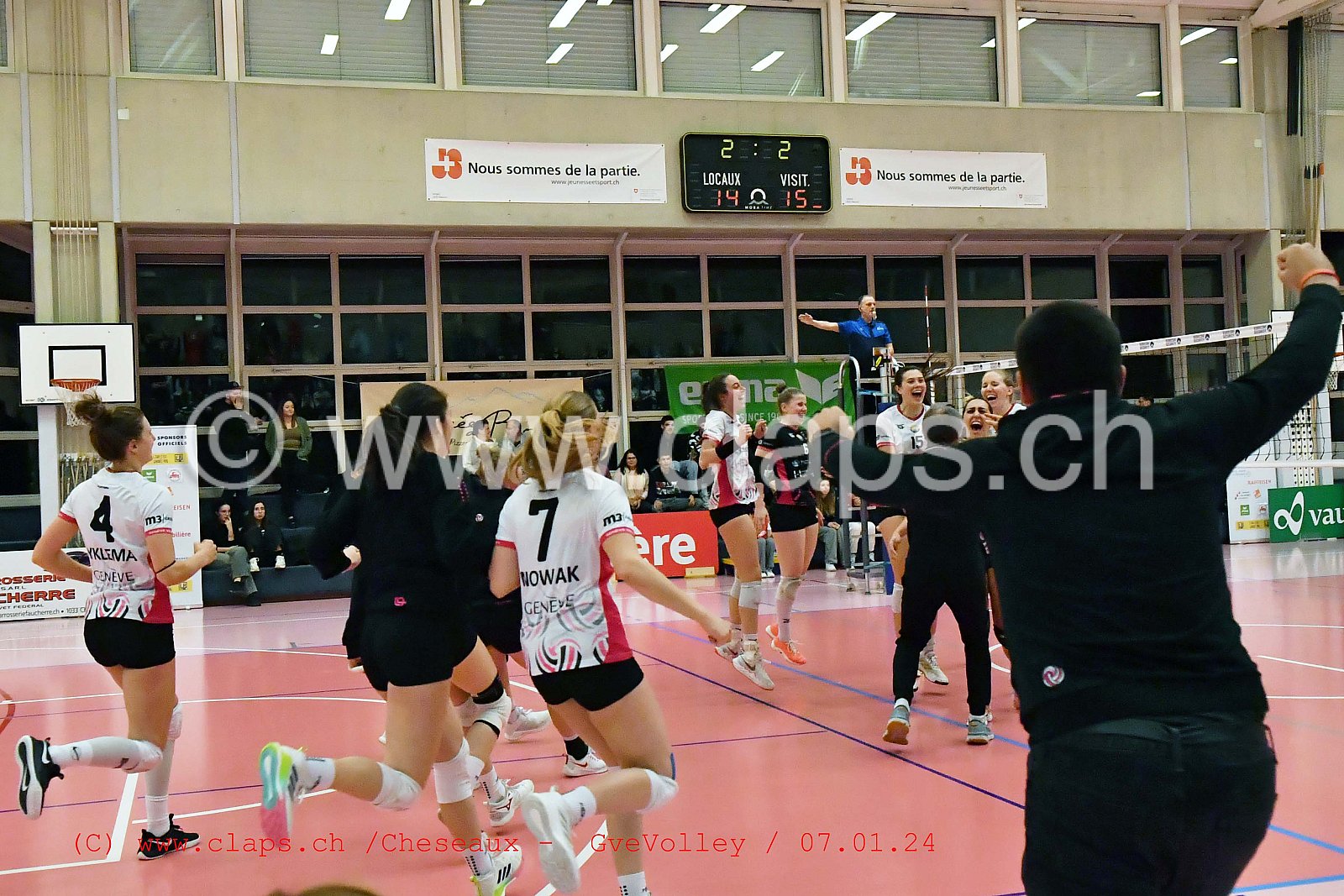 20240107 Cheseaux - GeneveVolley