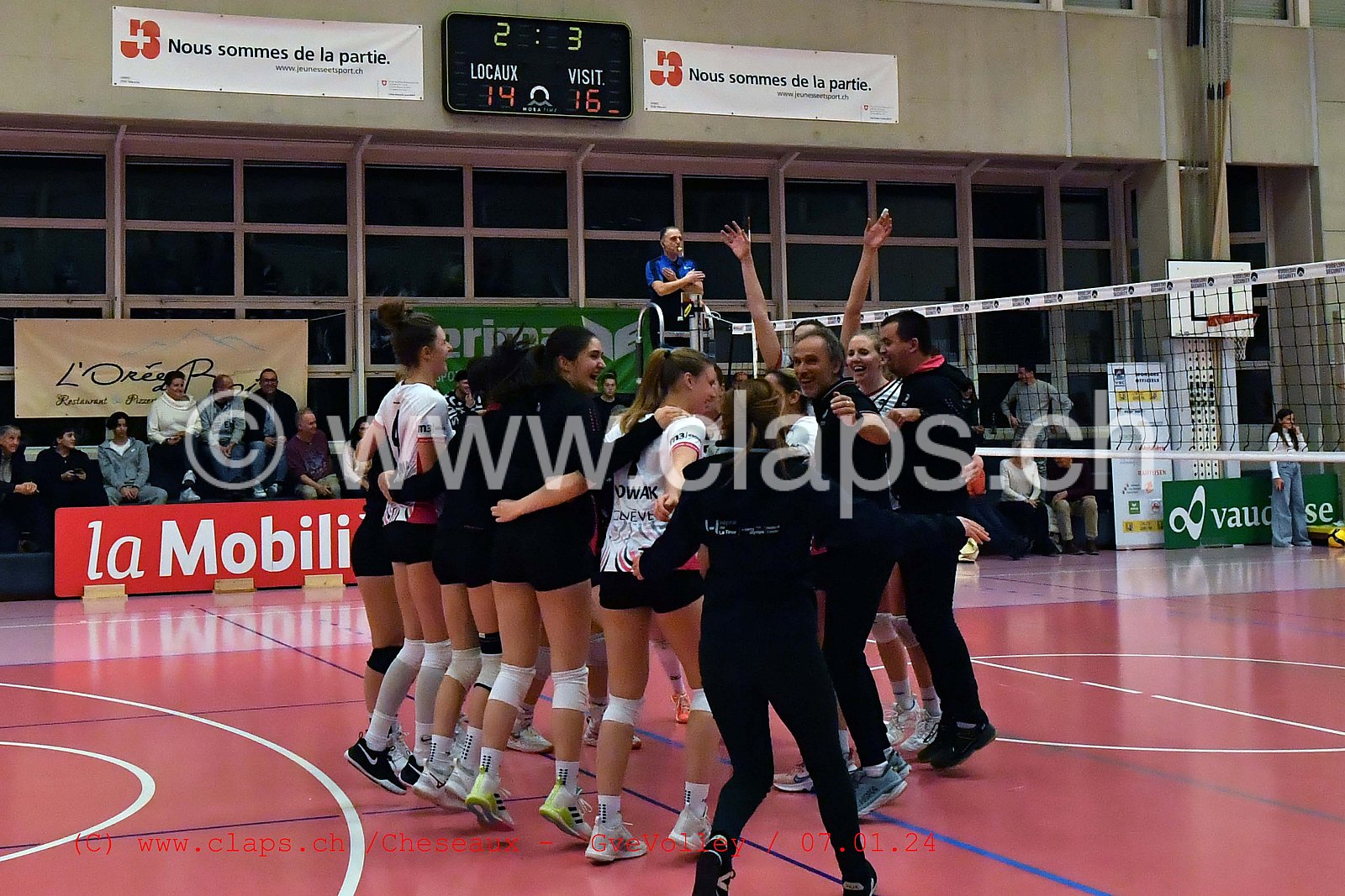 20240107 Cheseaux - GeneveVolley