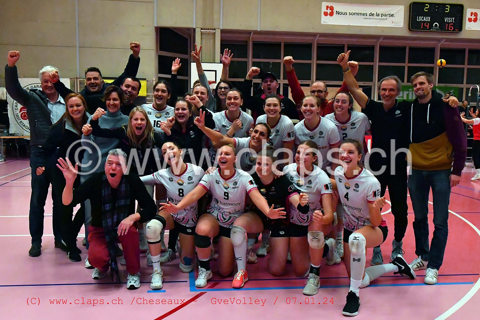 20240107 Cheseaux - GeneveVolley