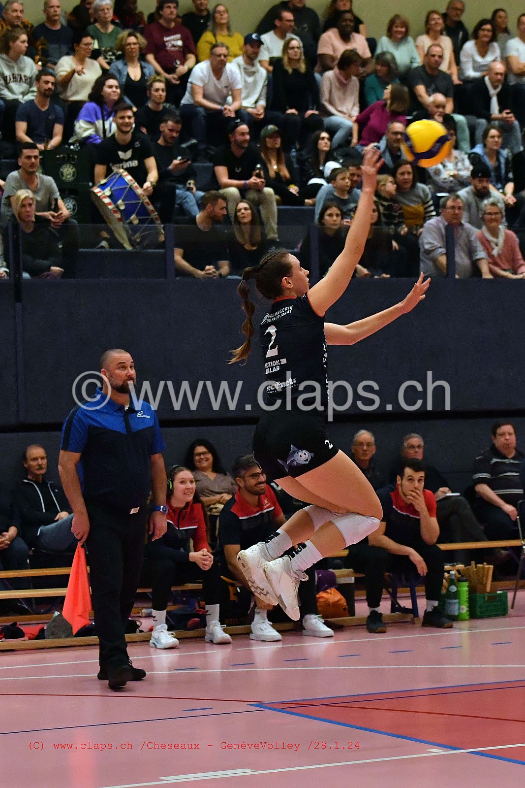 20240128 Cheseaux - GeneveVolley coupe suisse