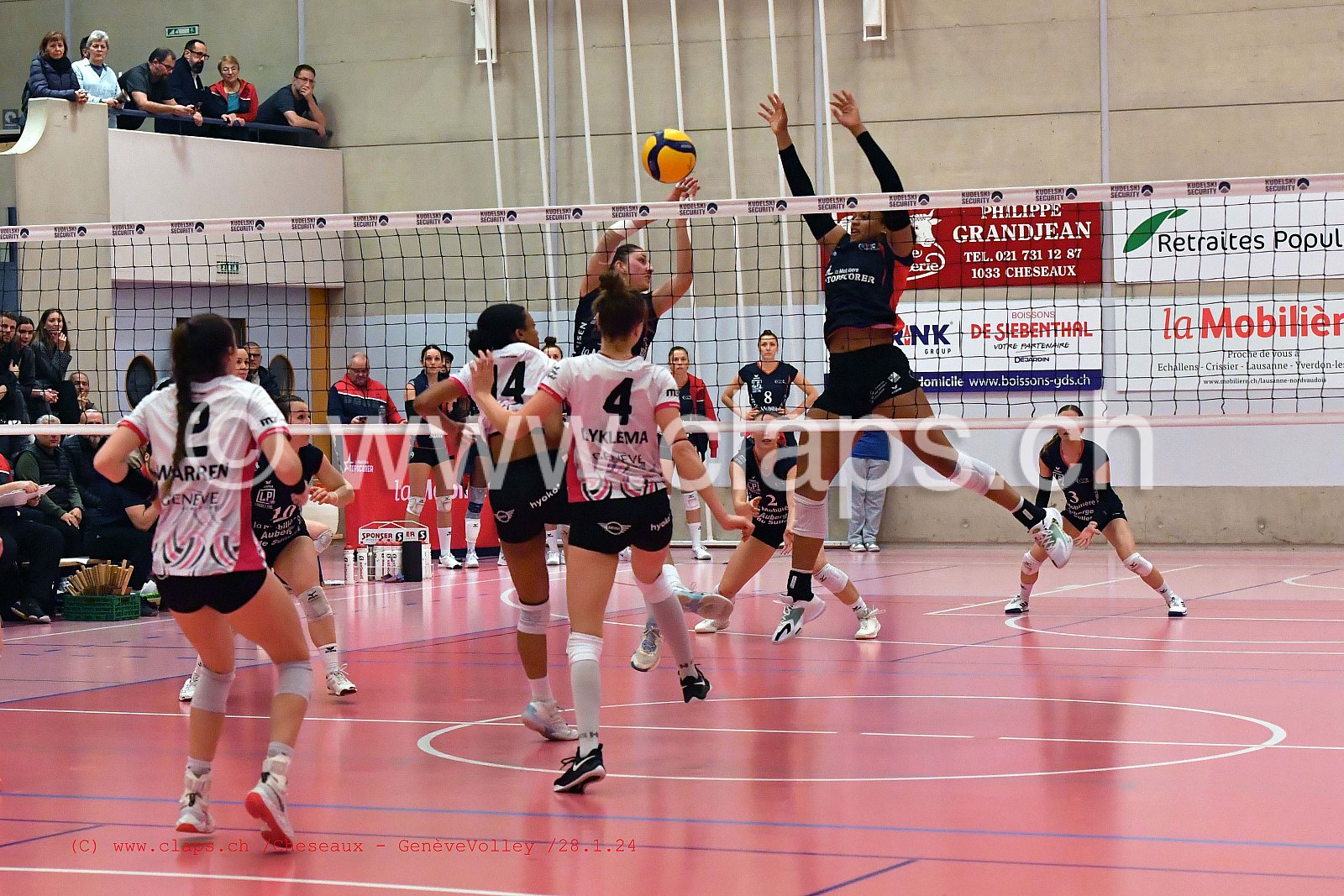 20240128 Cheseaux - GeneveVolley coupe suisse