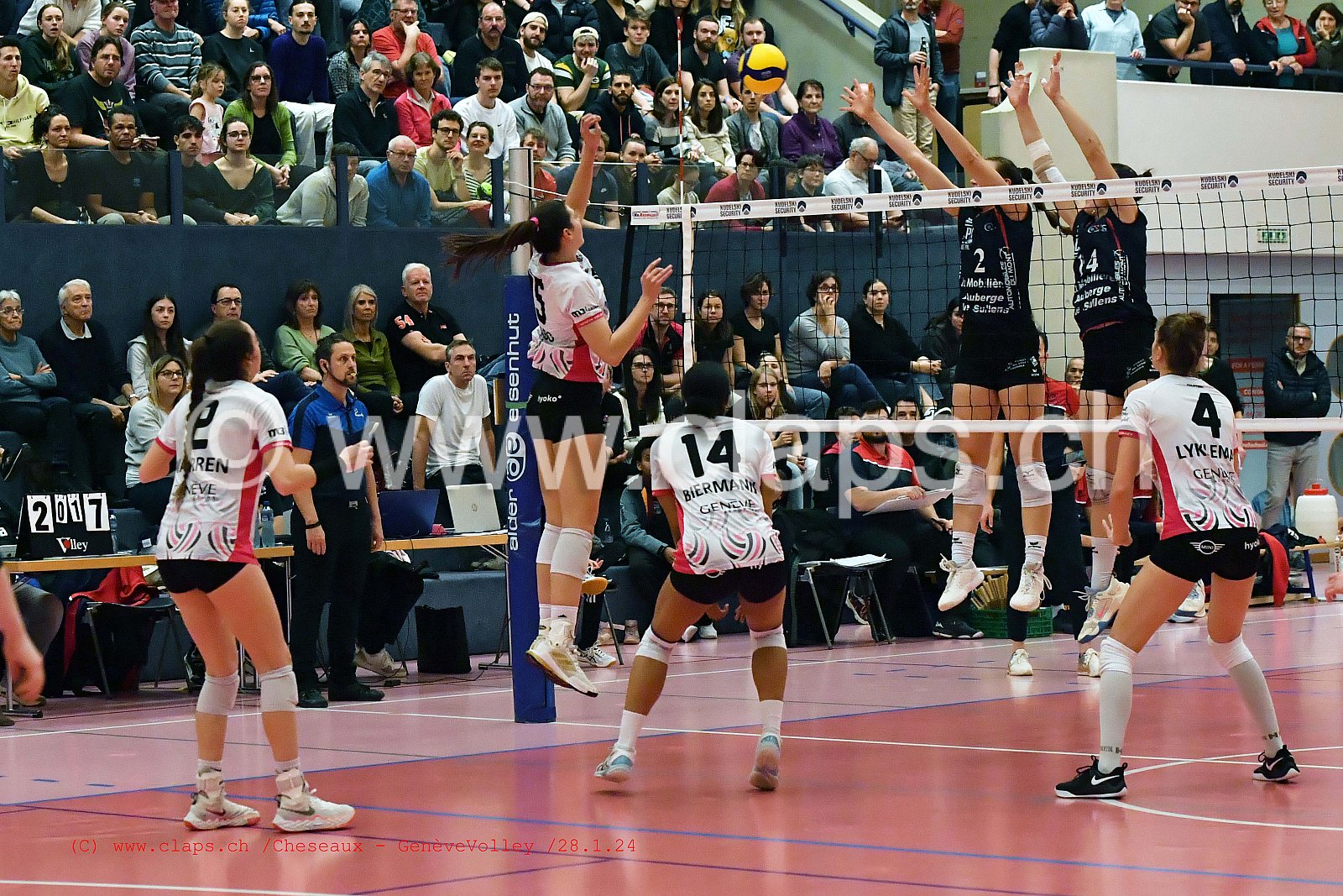 20240128 Cheseaux - GeneveVolley coupe suisse