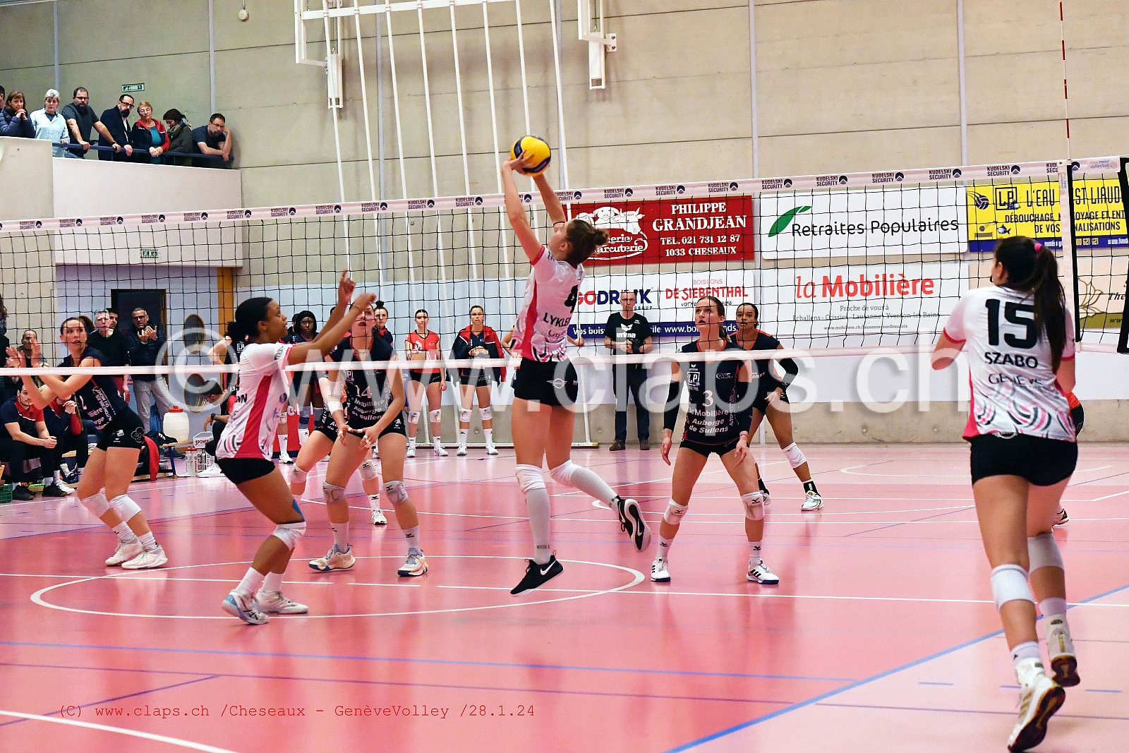 20240128 Cheseaux - GeneveVolley coupe suisse