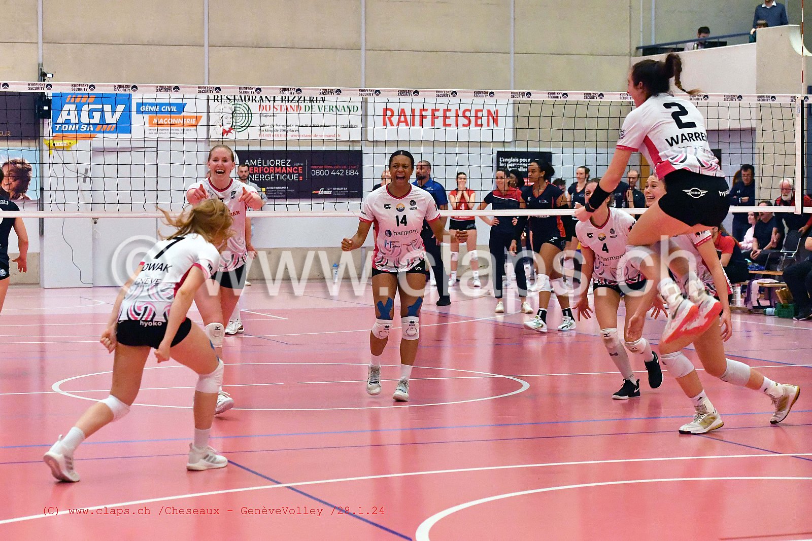 20240128 Cheseaux - GeneveVolley coupe suisse