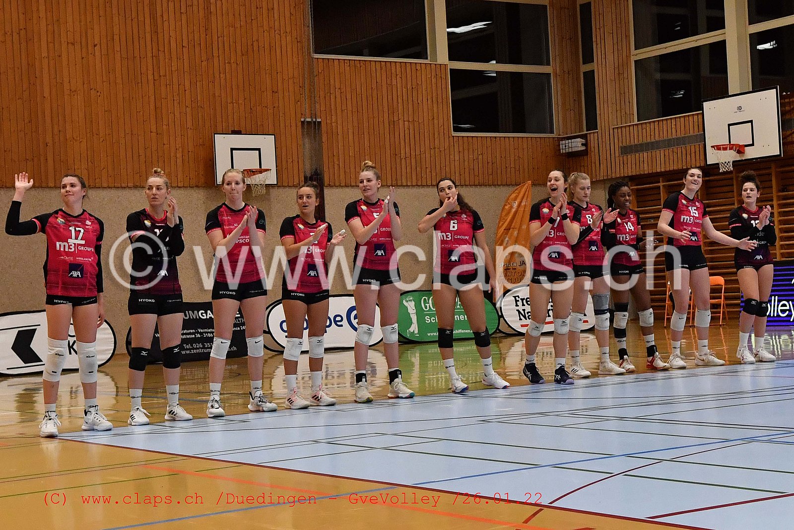 Duedingen Geneve Volley janvier 2022