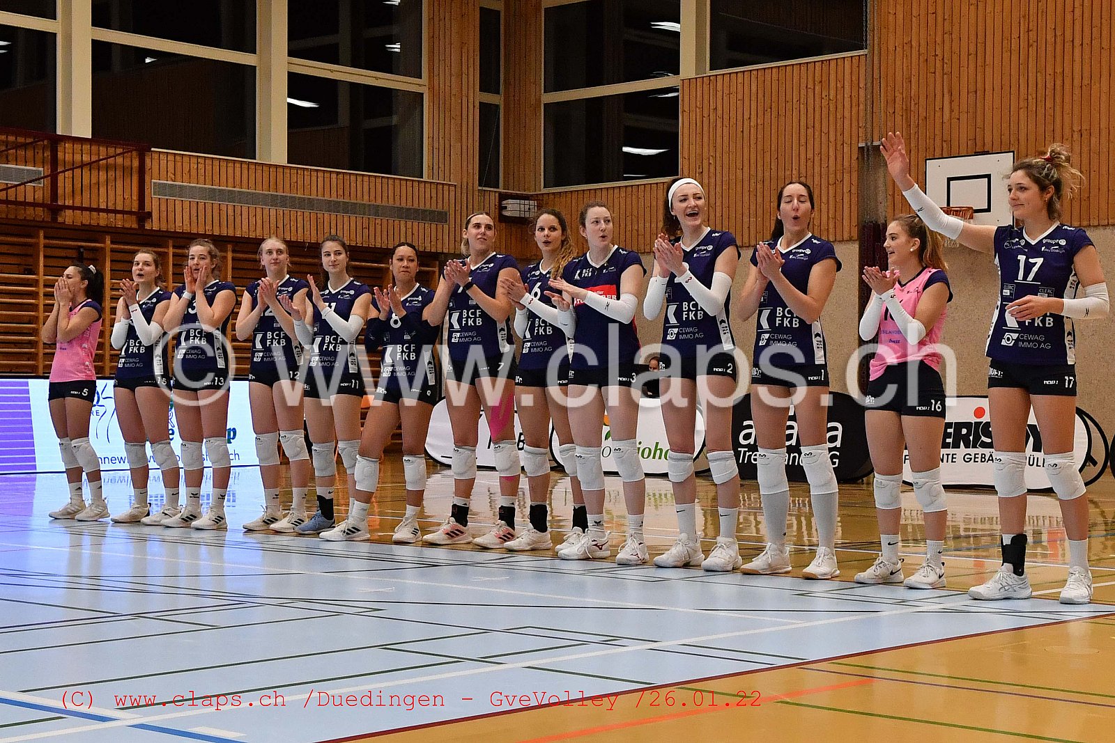 Duedingen Geneve Volley janvier 2022