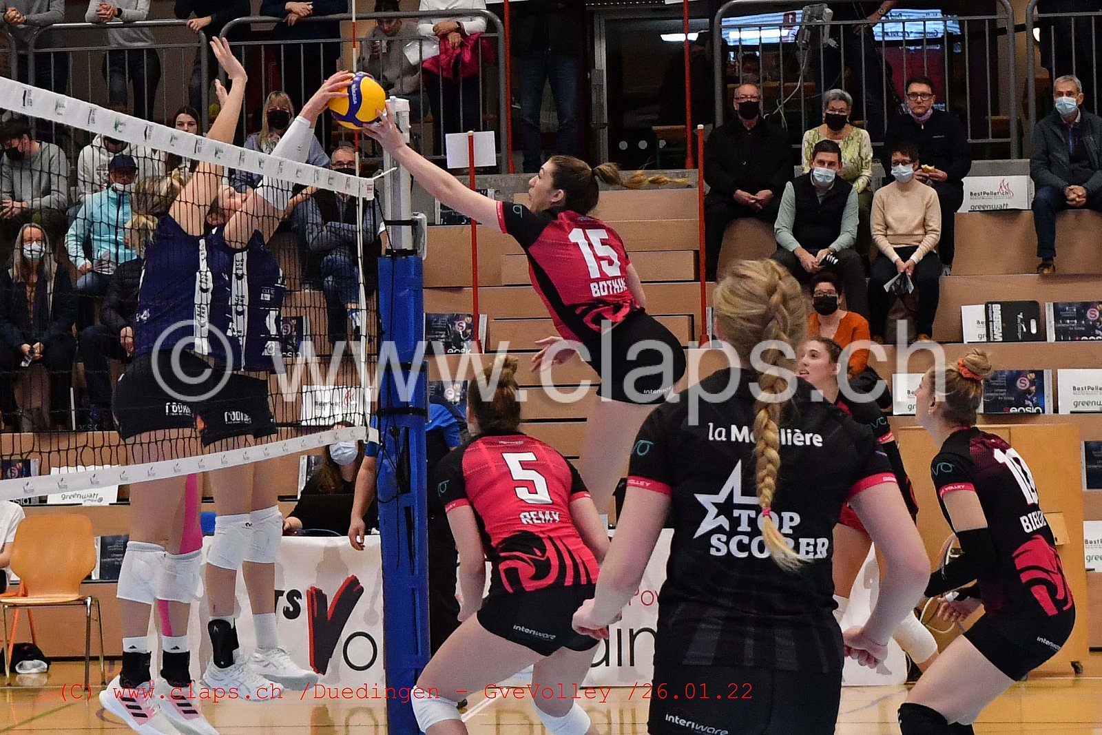 Duedingen Geneve Volley janvier 2022