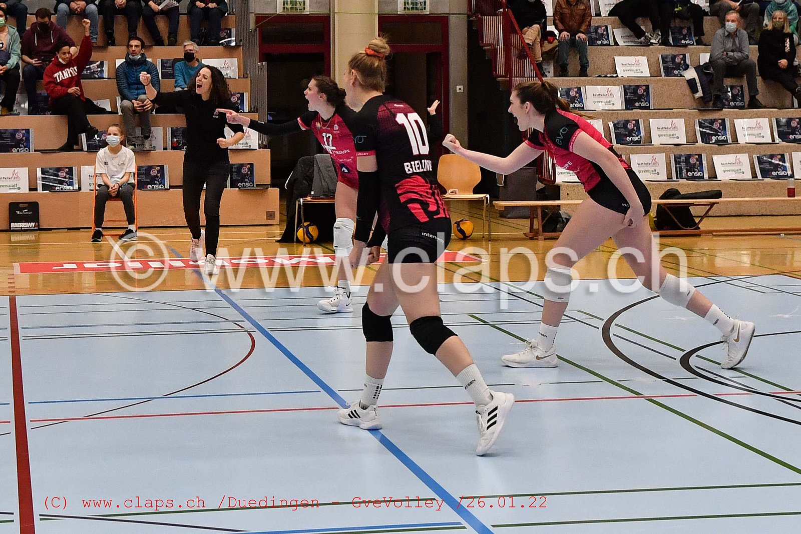 Duedingen Geneve Volley janvier 2022