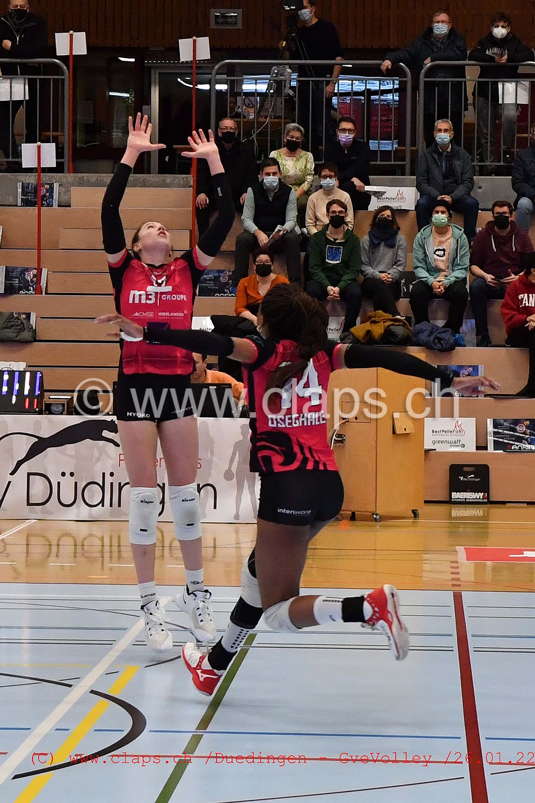 Duedingen Geneve Volley janvier 2022