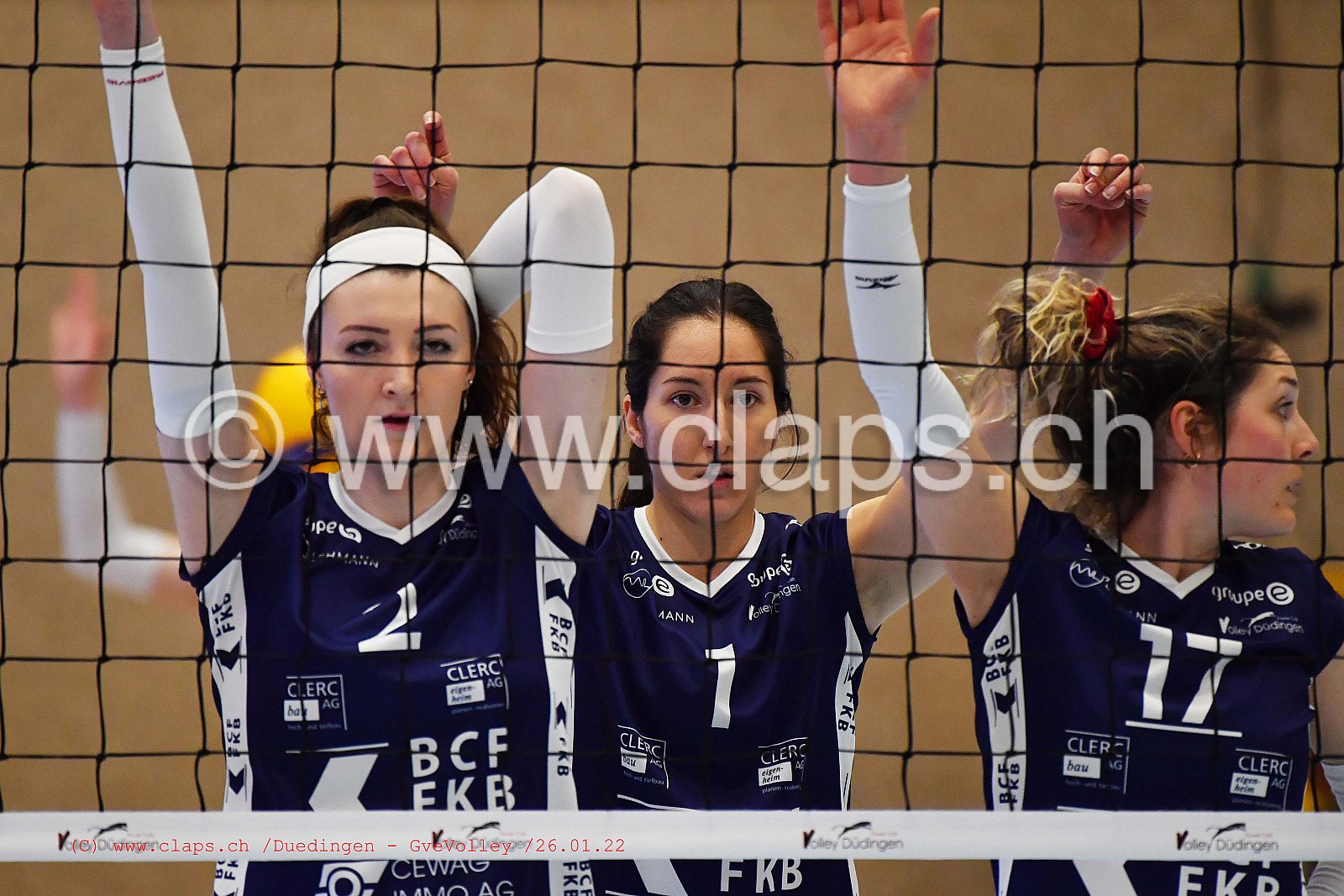 Duedingen Geneve Volley janvier 2022