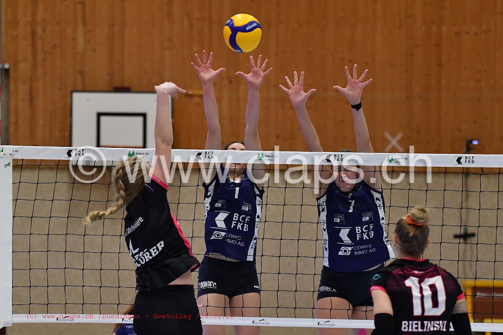 Duedingen Geneve Volley janvier 2022