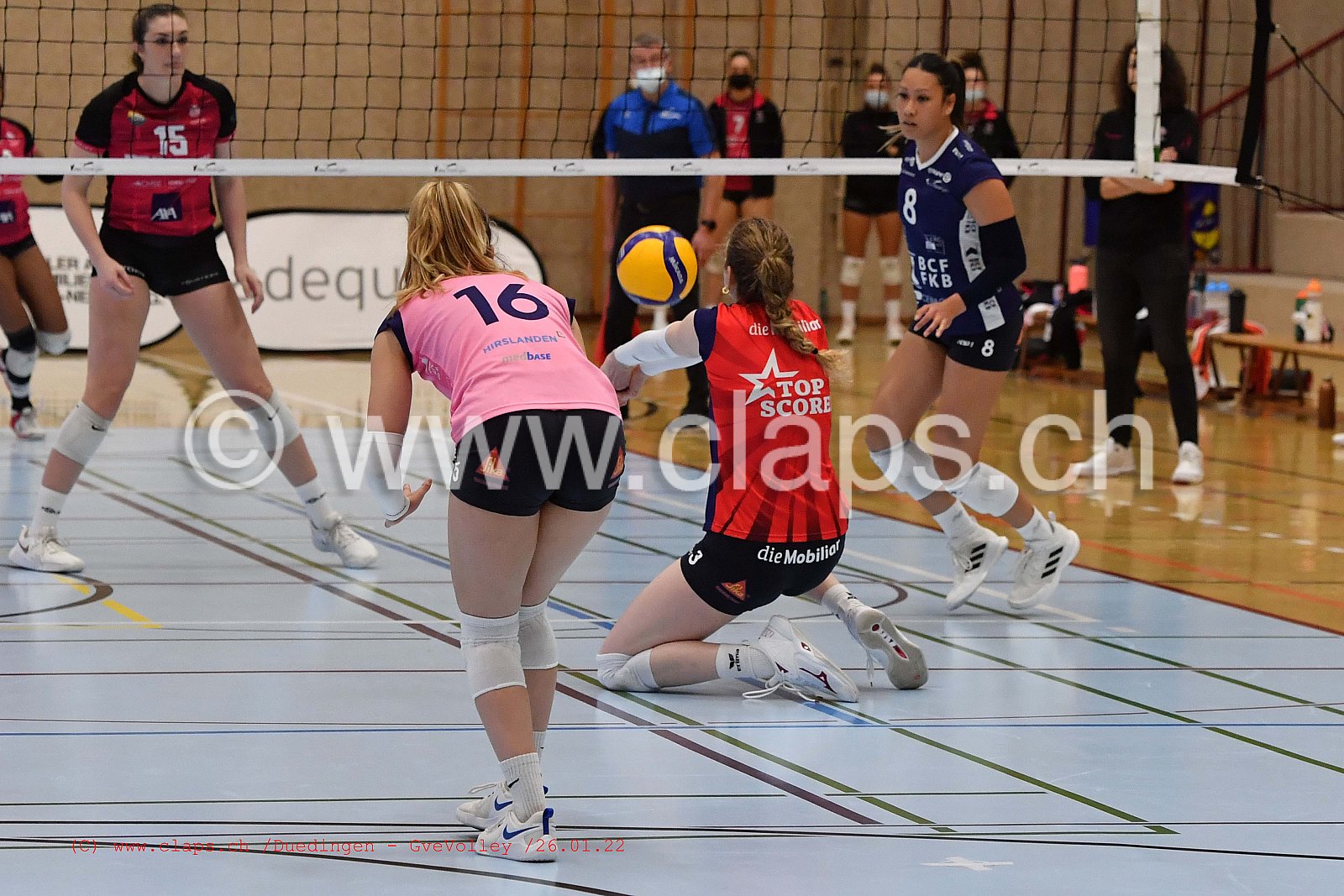 Duedingen Geneve Volley janvier 2022