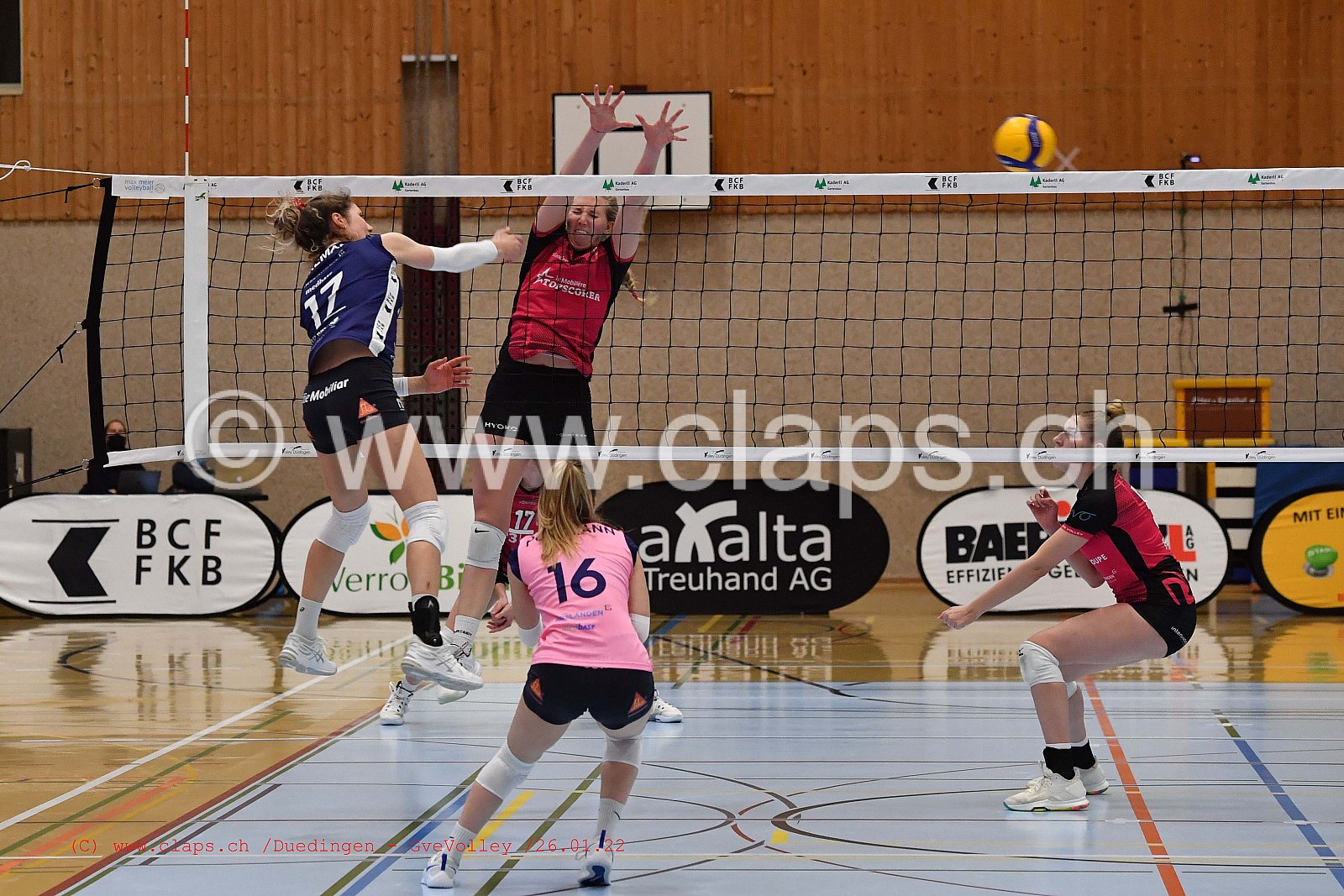 Duedingen Geneve Volley janvier 2022