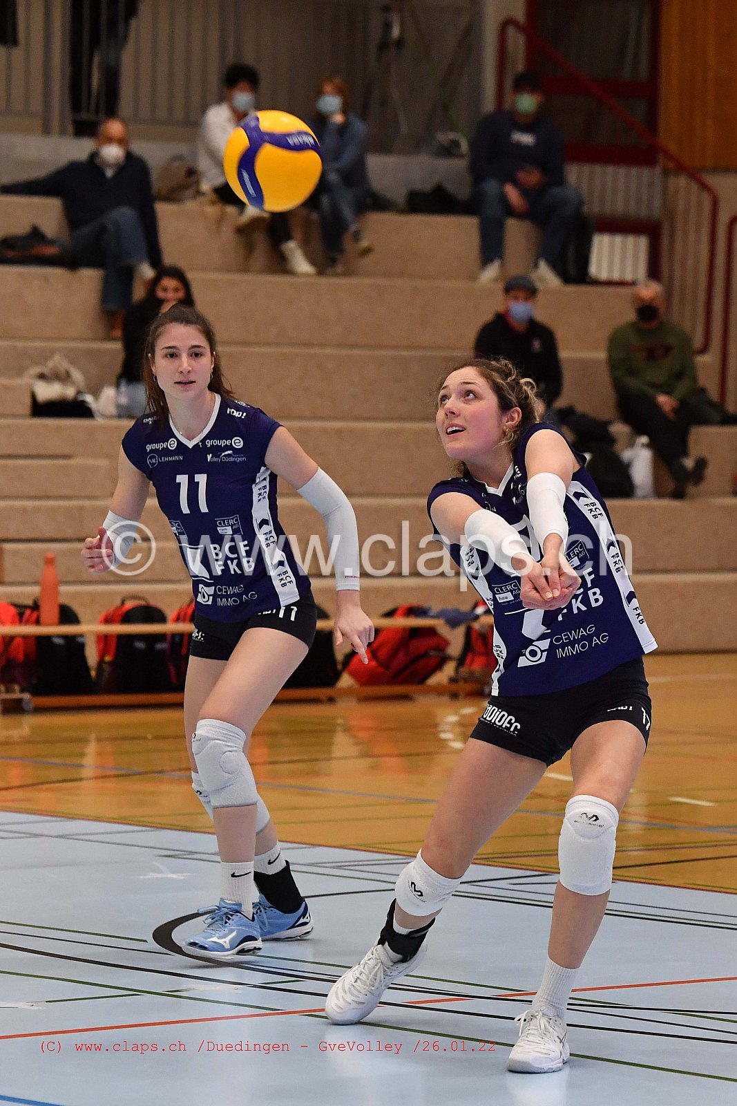 Duedingen Geneve Volley janvier 2022