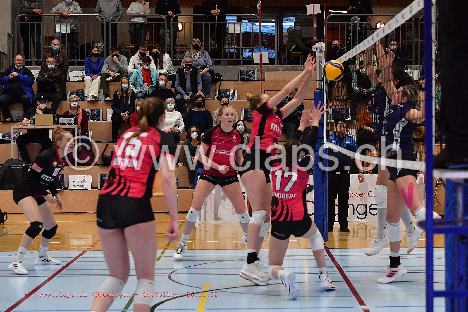 Duedingen Geneve Volley janvier 2022