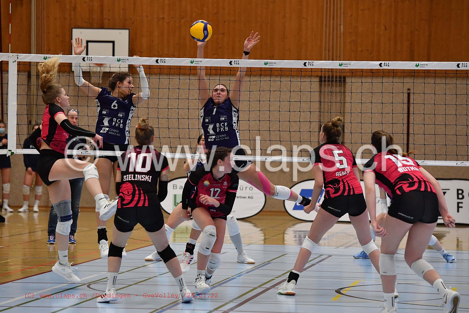 Duedingen Geneve Volley janvier 2022