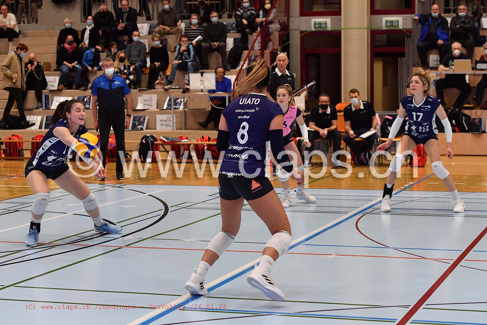 Duedingen Geneve Volley janvier 2022