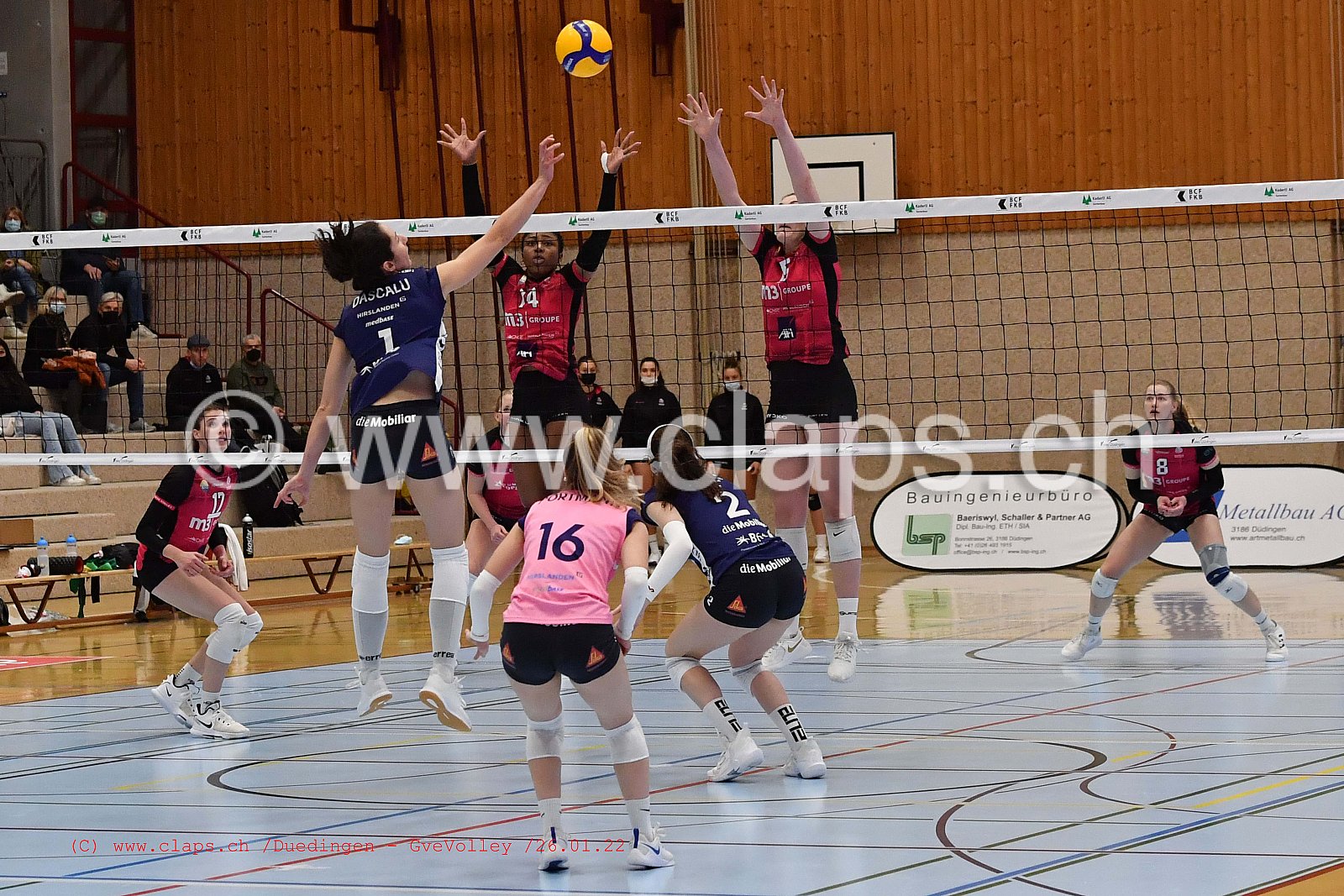 Duedingen Geneve Volley janvier 2022