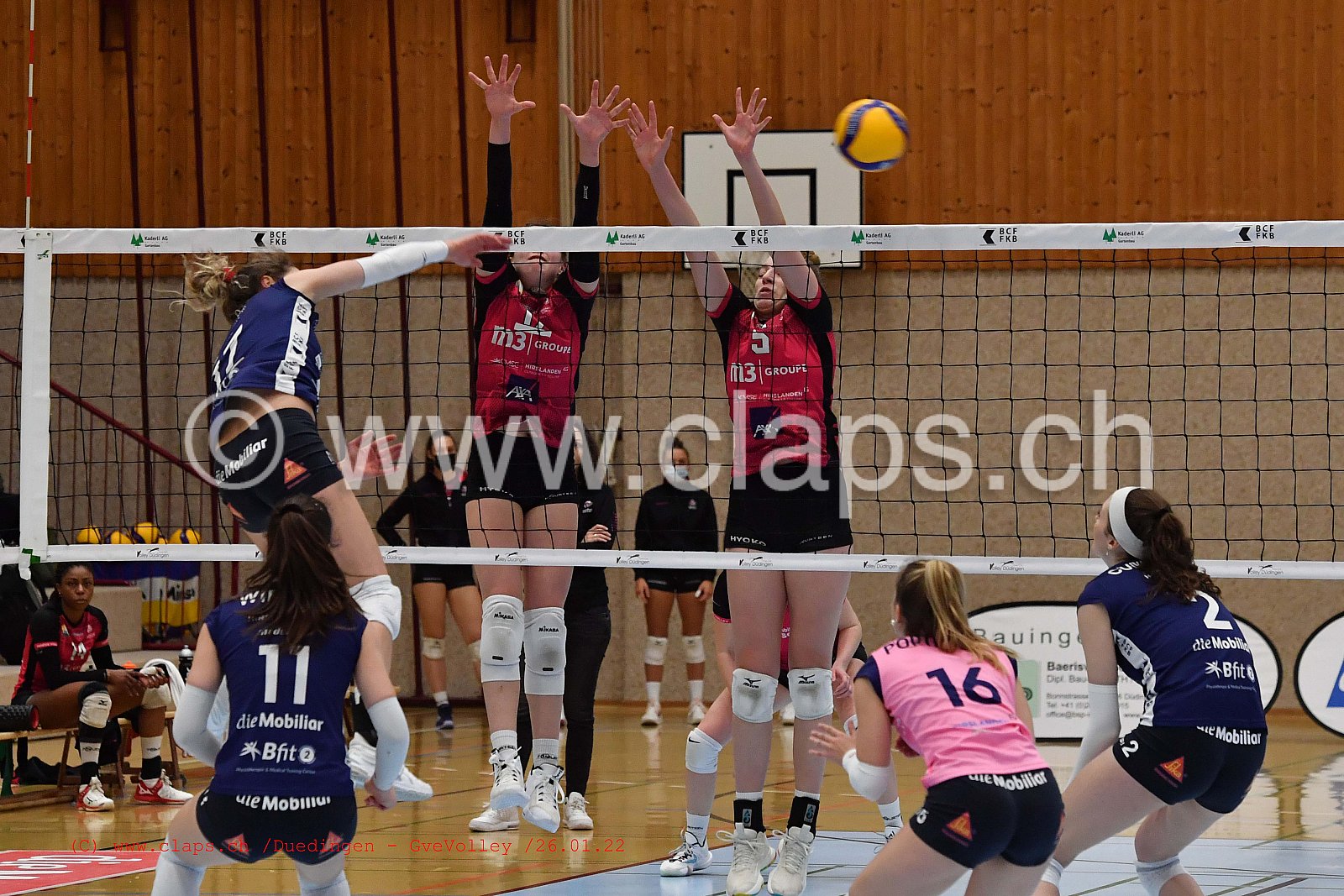 Duedingen Geneve Volley janvier 2022