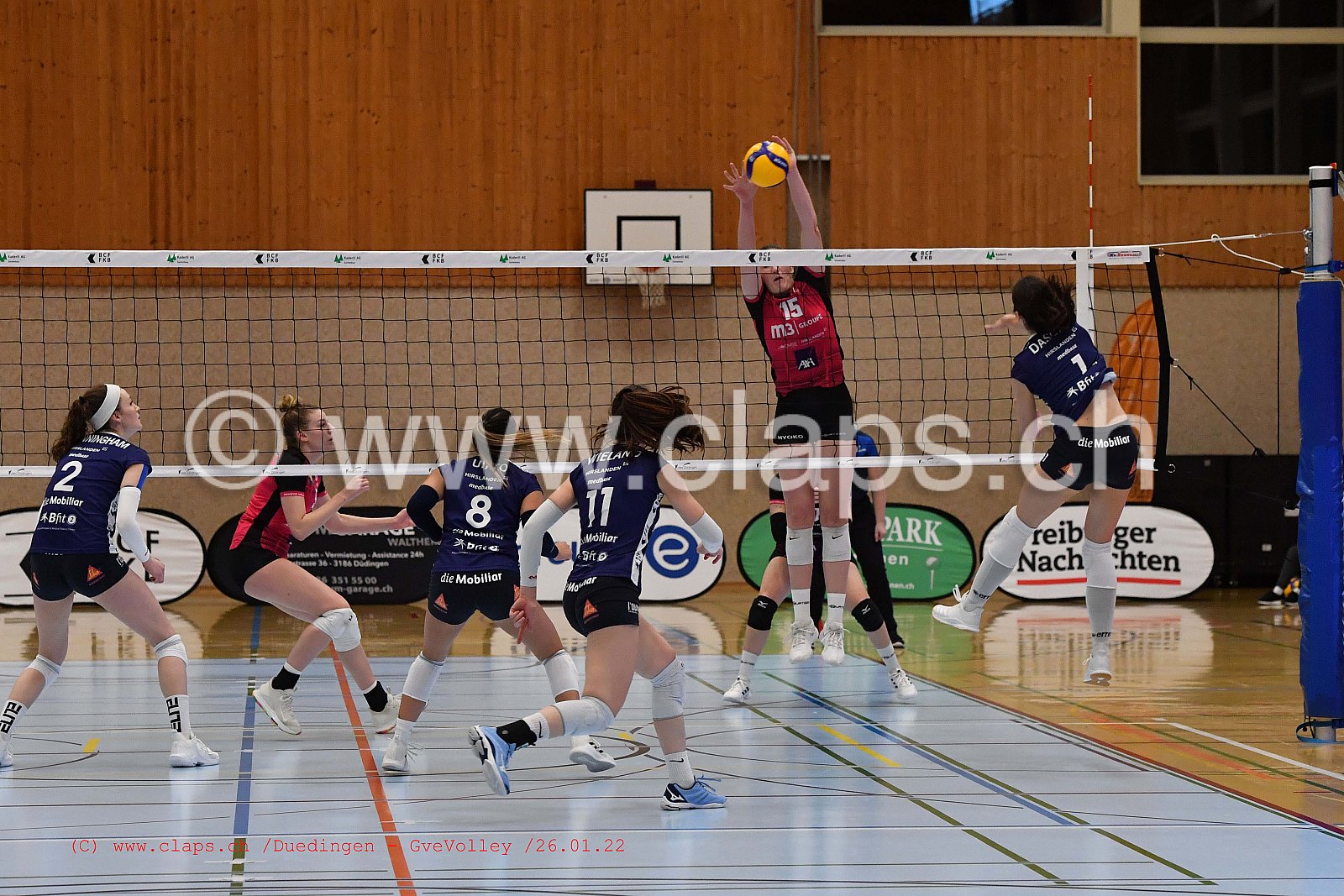 Duedingen Geneve Volley janvier 2022
