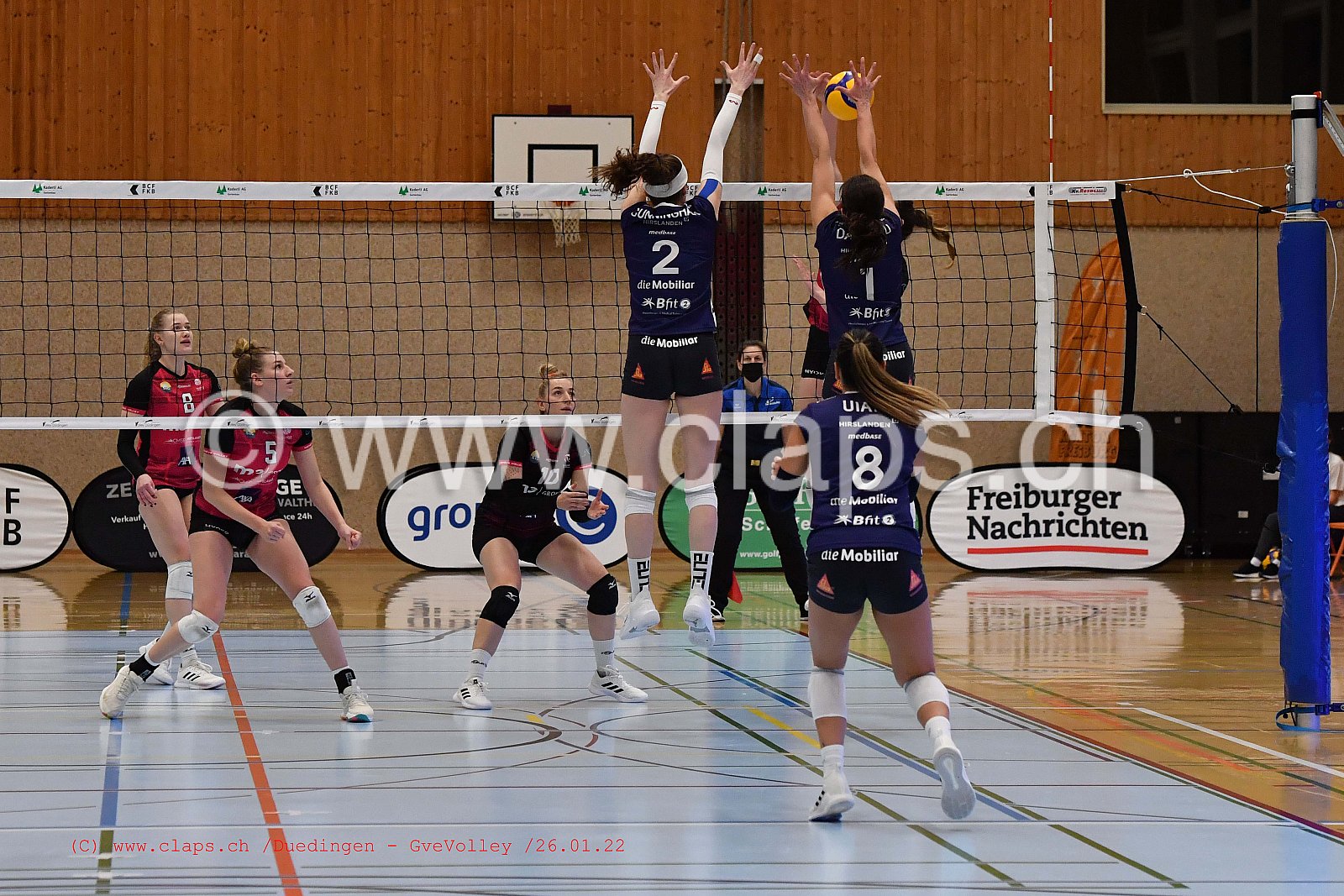 Duedingen Geneve Volley janvier 2022
