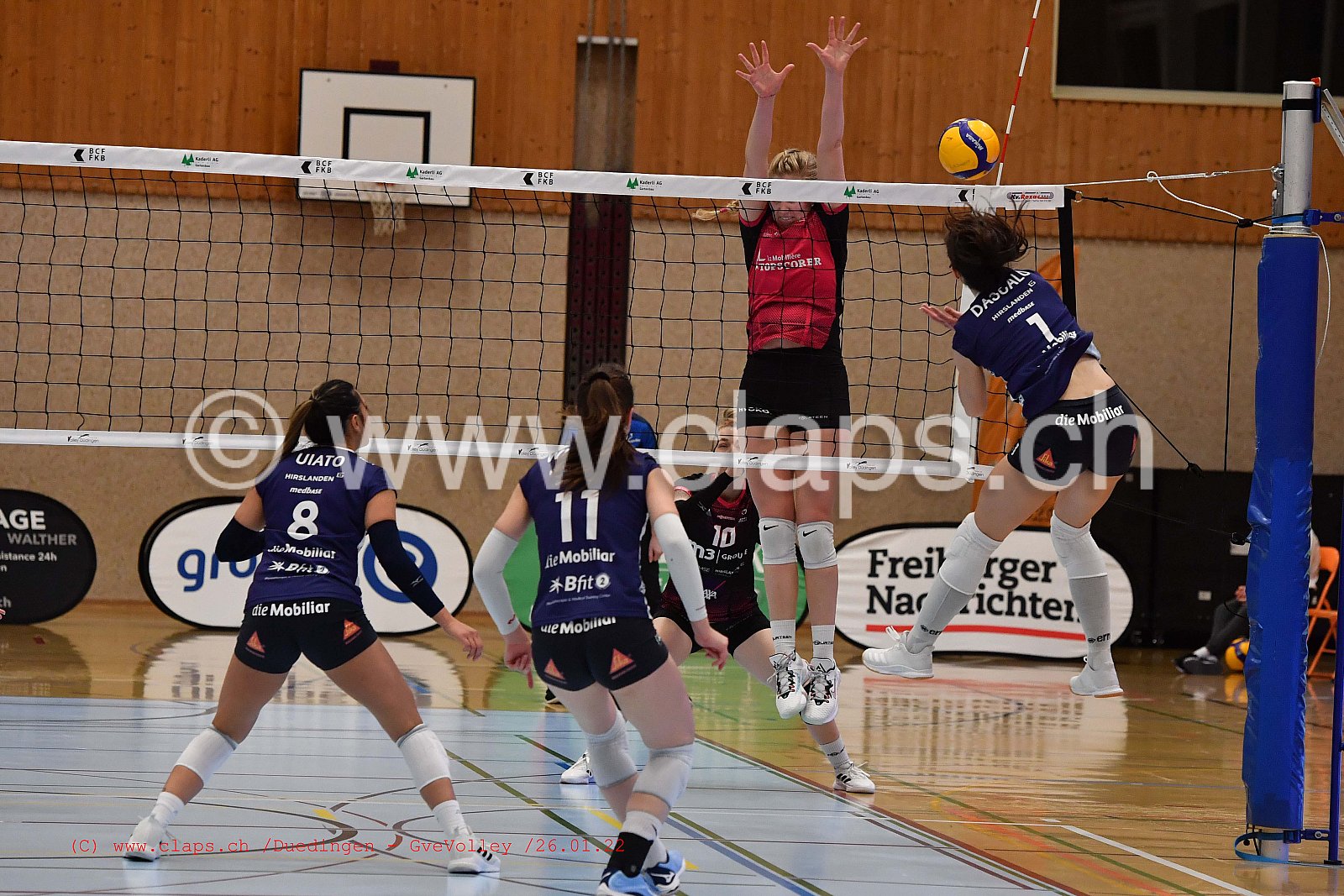 Duedingen Geneve Volley janvier 2022