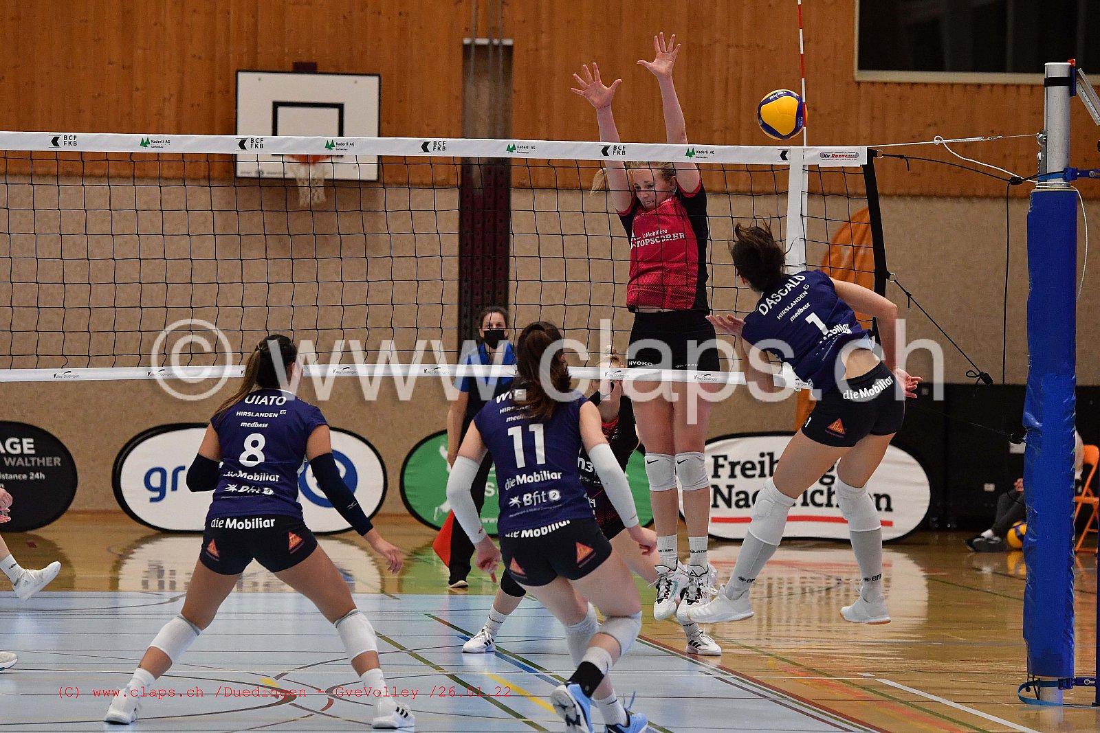 Duedingen Geneve Volley janvier 2022