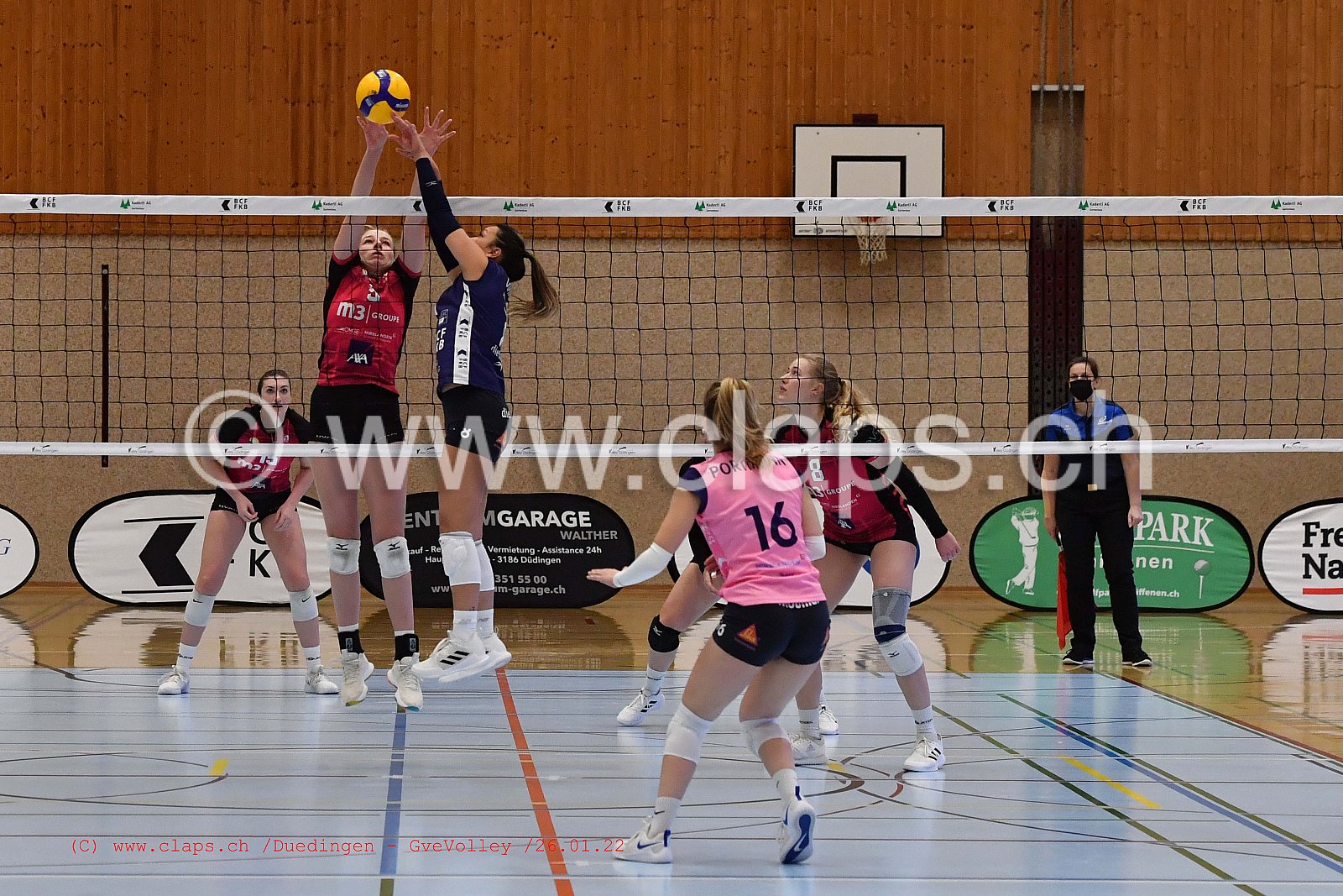 Duedingen Geneve Volley janvier 2022