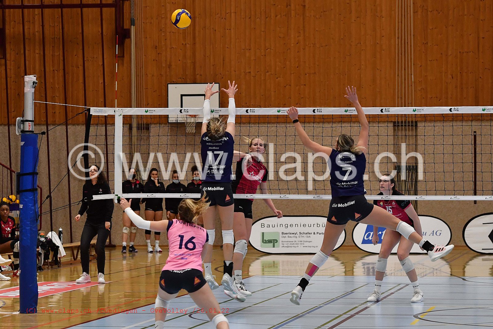 Duedingen Geneve Volley janvier 2022
