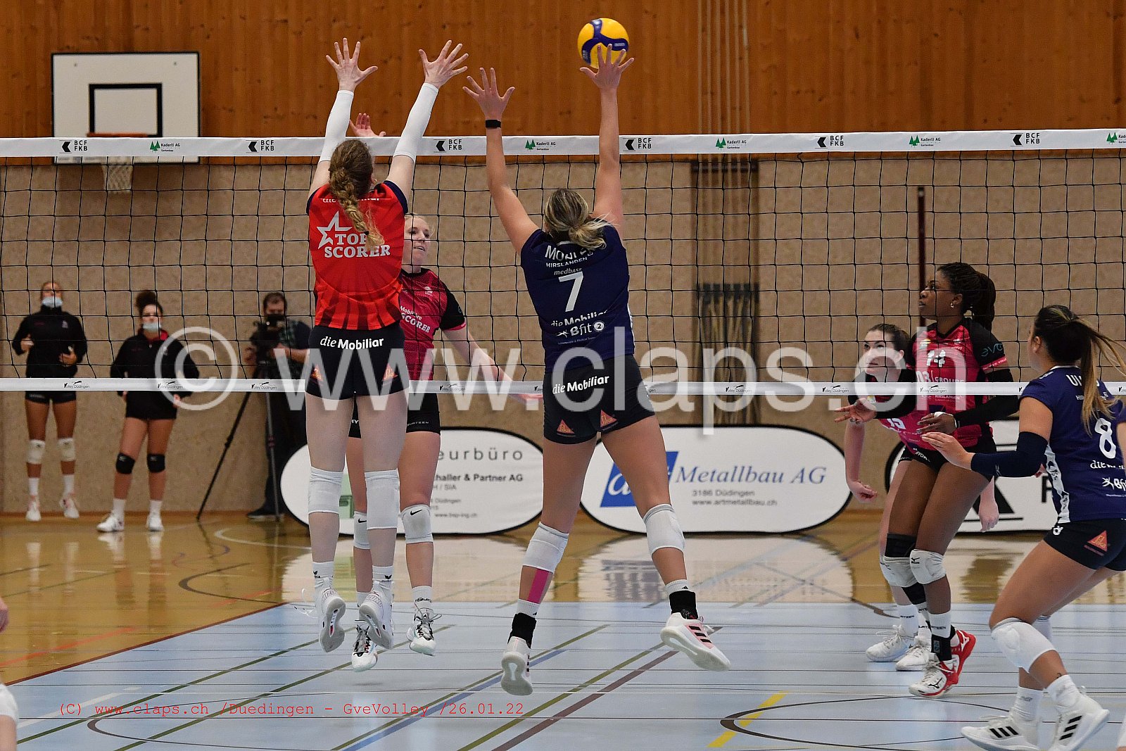 Duedingen Geneve Volley janvier 2022