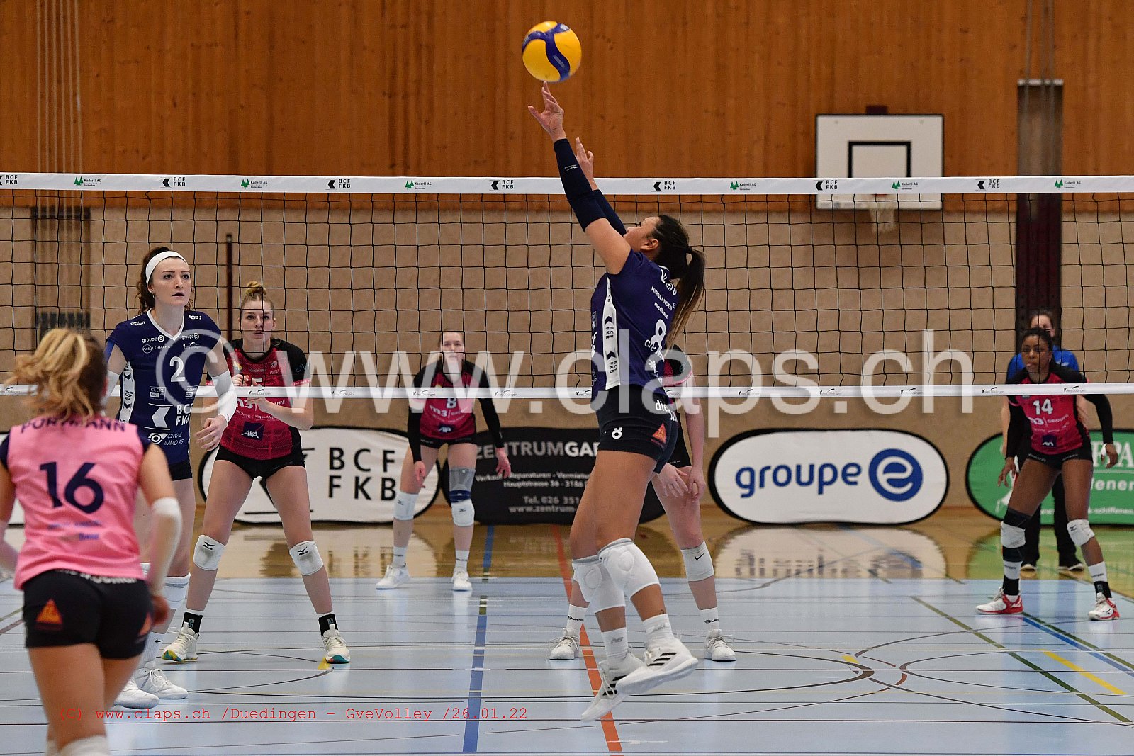 Duedingen Geneve Volley janvier 2022