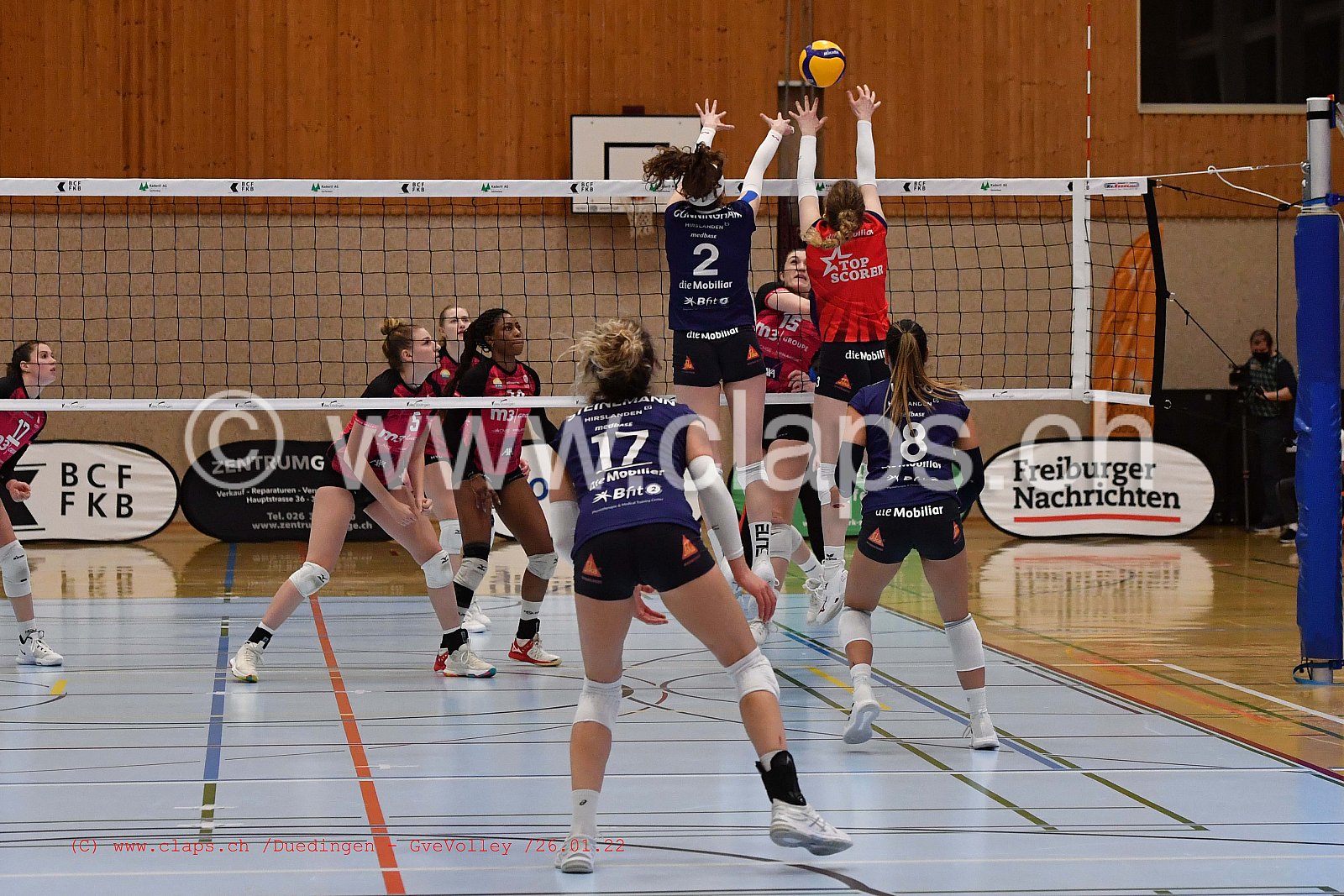 Duedingen Geneve Volley janvier 2022