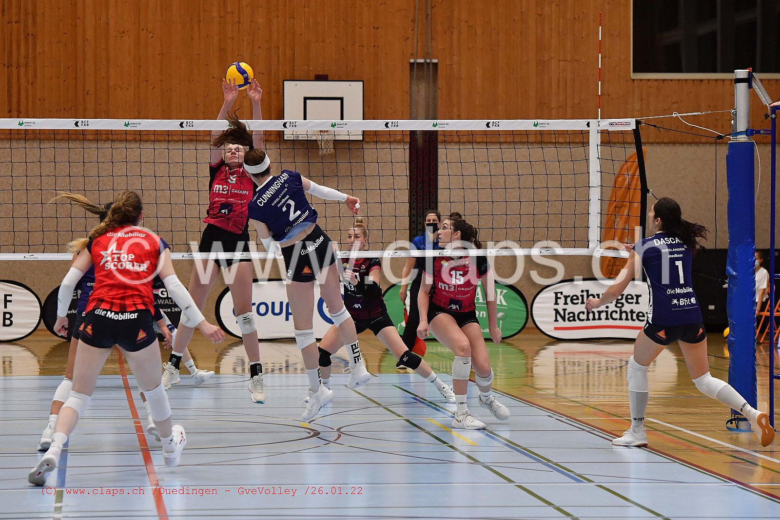 Duedingen Geneve Volley janvier 2022
