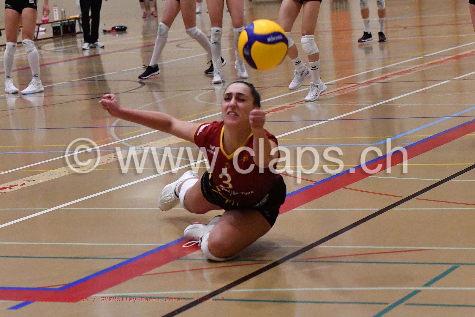 Genève Volley - Kanti Schaffhausen 16.01.21 - Genève Volley Kanti Schaffouse