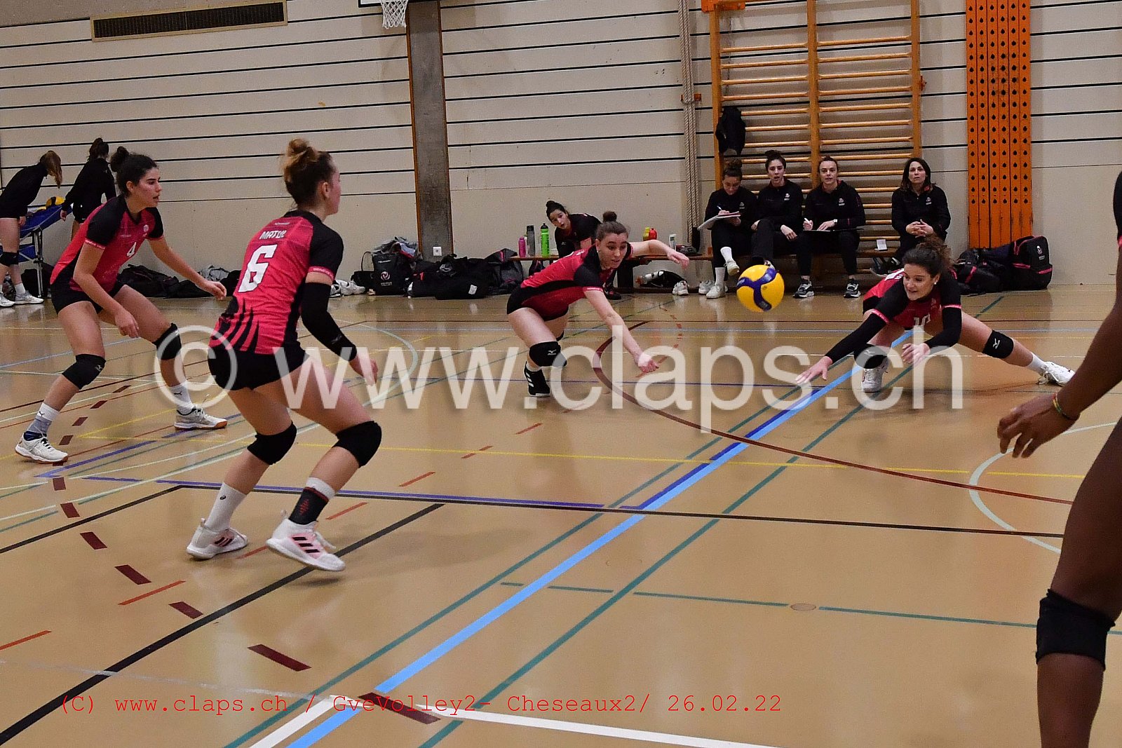 GveVolley 2 - Cheseaux 2 février 2022