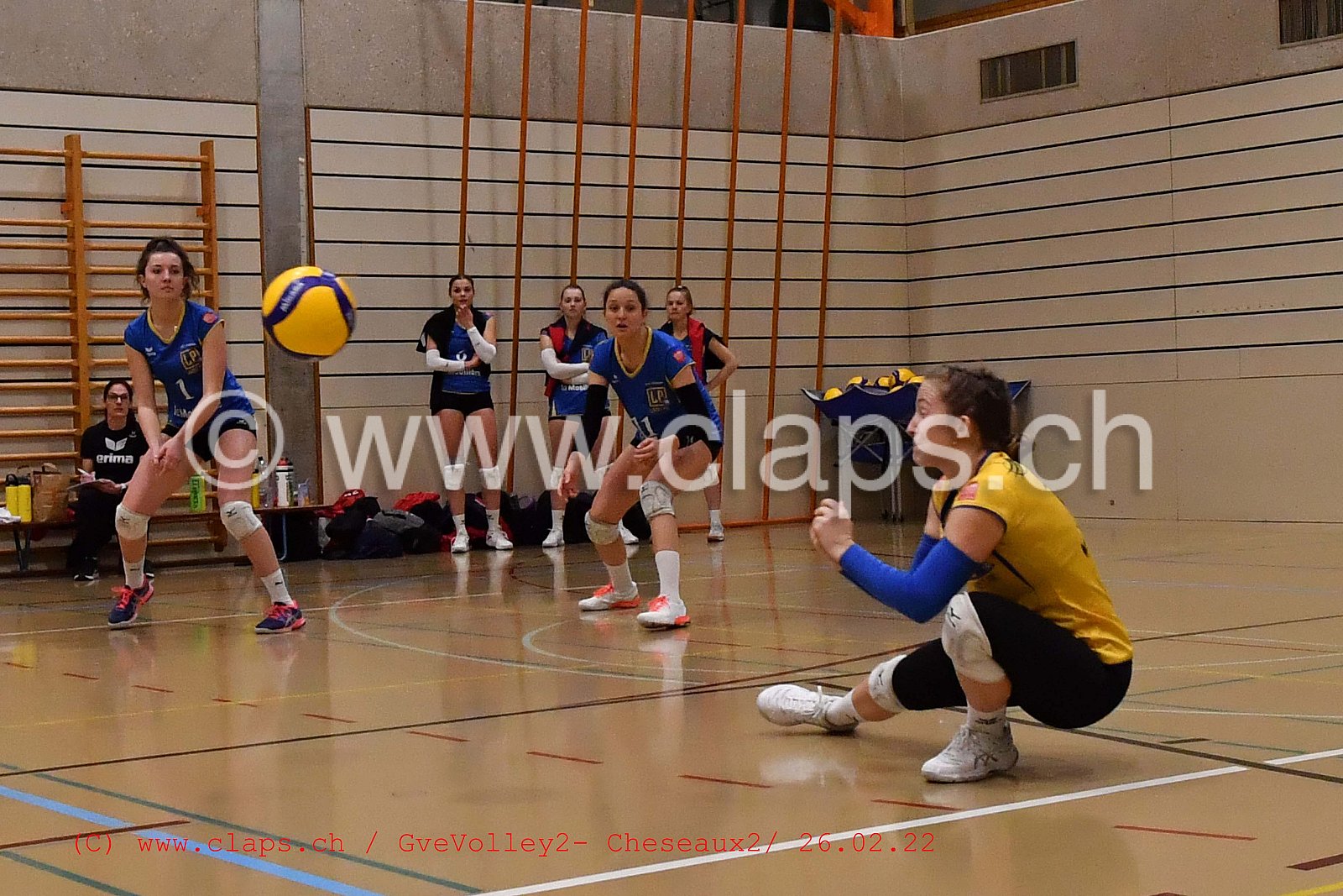 GveVolley 2 - Cheseaux 2 février 2022