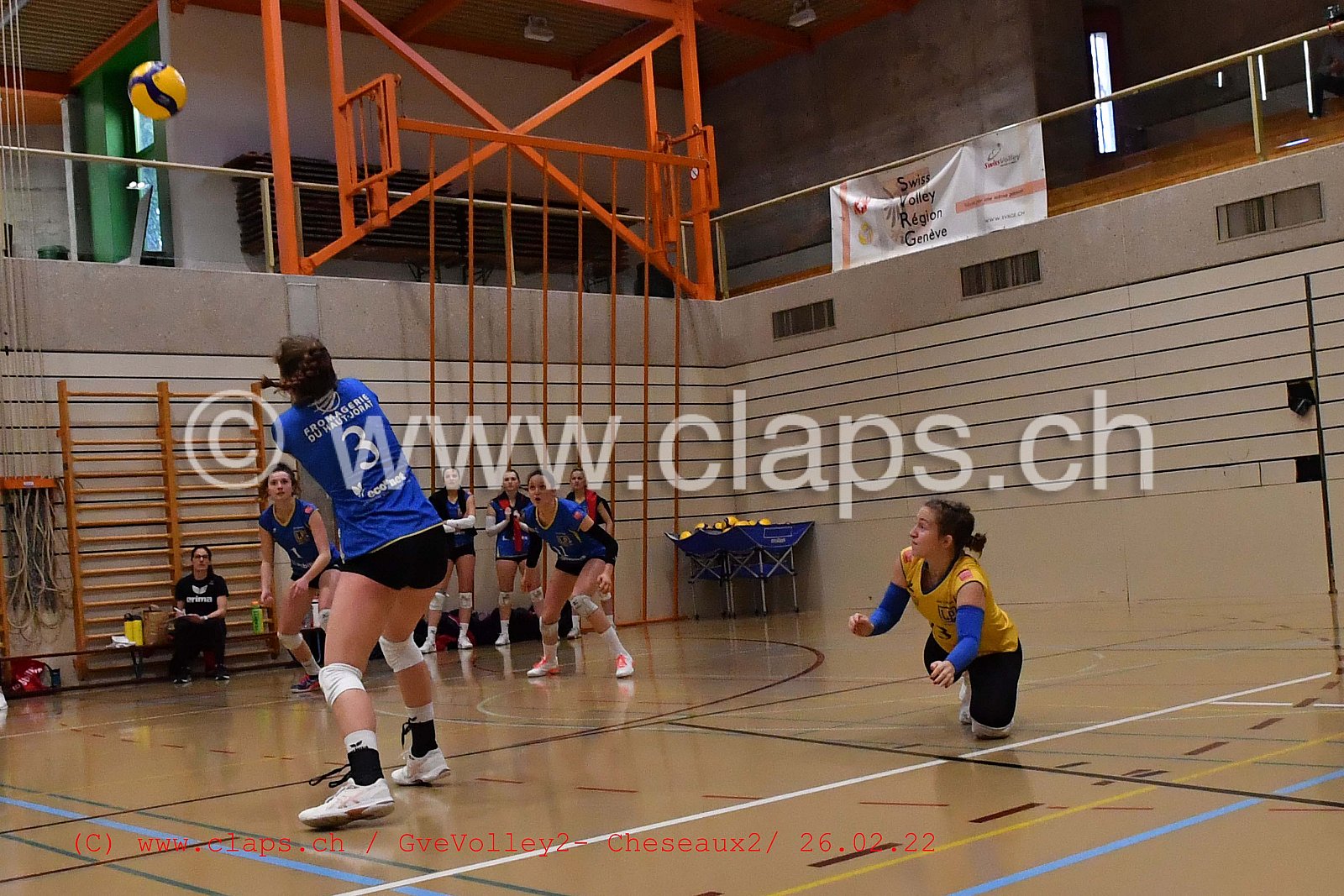 GveVolley 2 - Cheseaux 2 février 2022