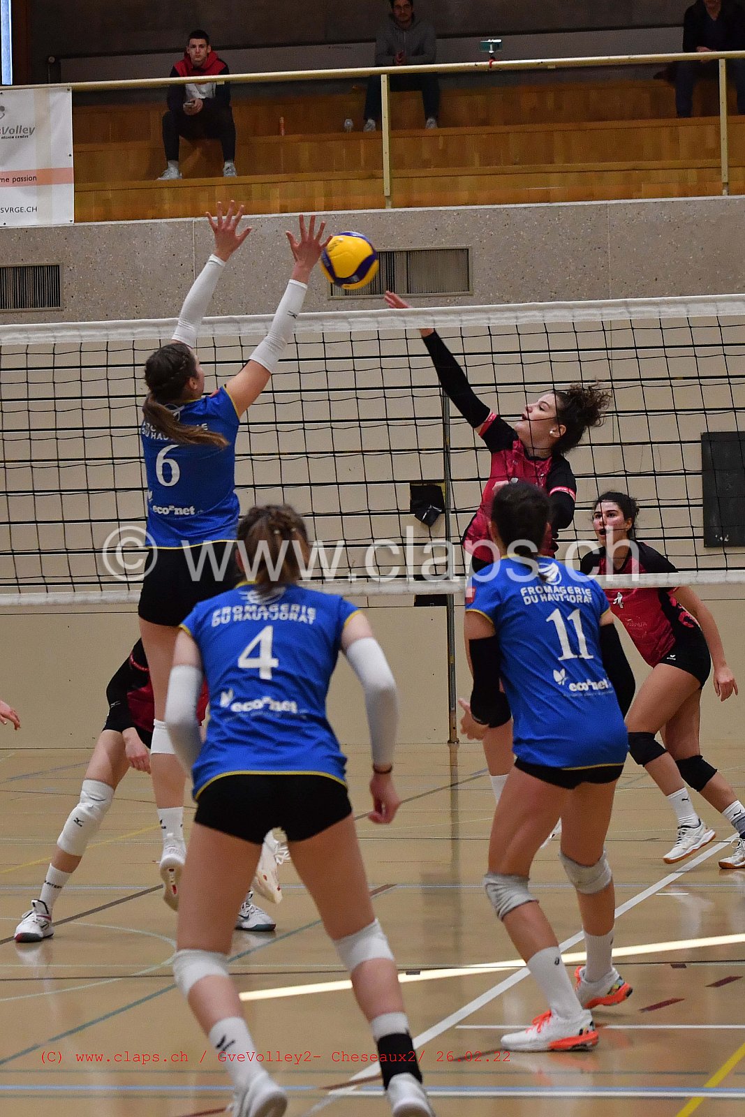 GveVolley 2 - Cheseaux 2 février 2022