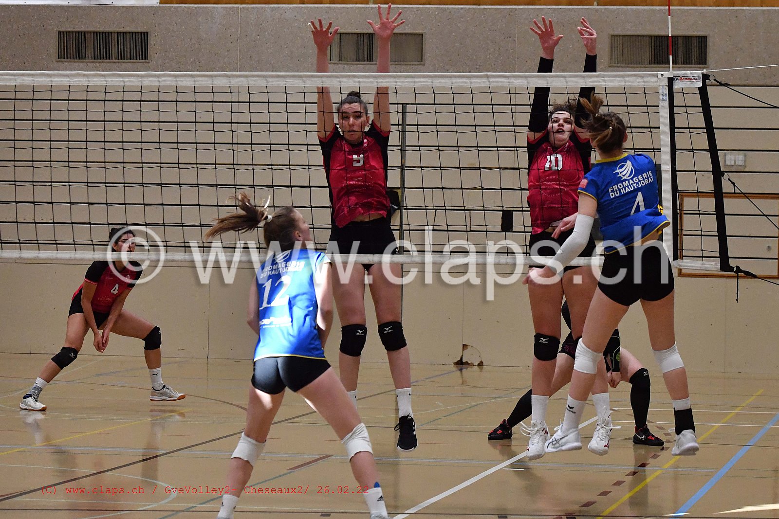 GveVolley 2 - Cheseaux 2 février 2022