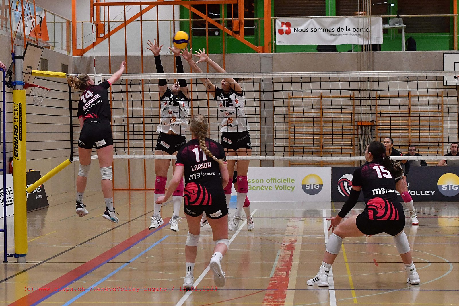 20230115 GenèveVolley - Lugano coupe Suisse