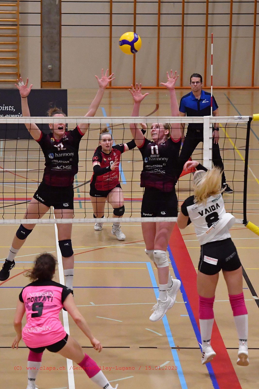 20230115 GenèveVolley - Lugano coupe Suisse