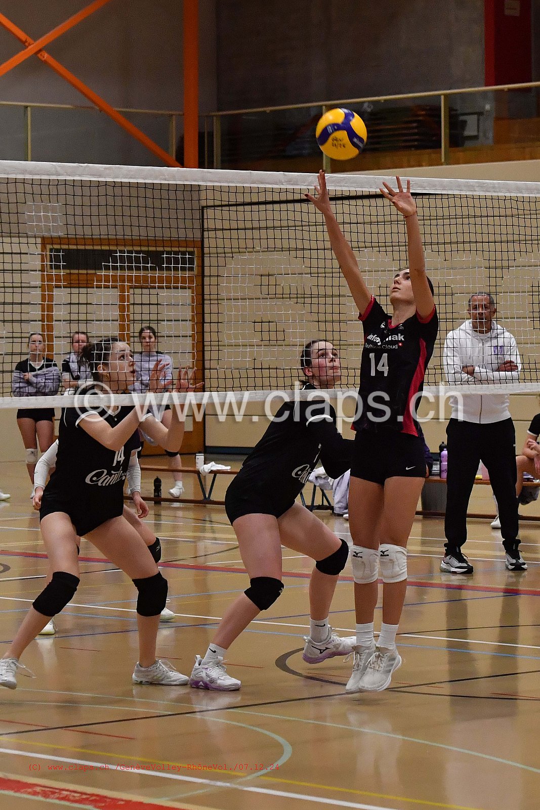 20241207_Infomaniak_GeneVolley_1ereLigue_RhoneVolley