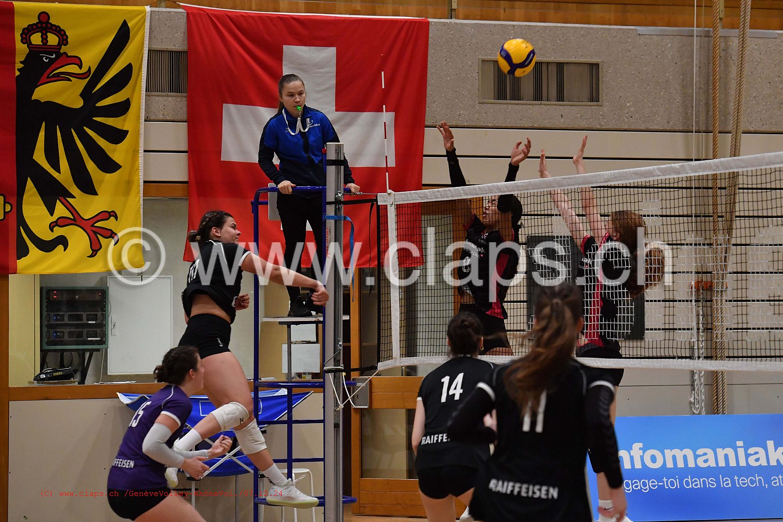 20241207_Infomaniak_GeneVolley_1ereLigue_RhoneVolley