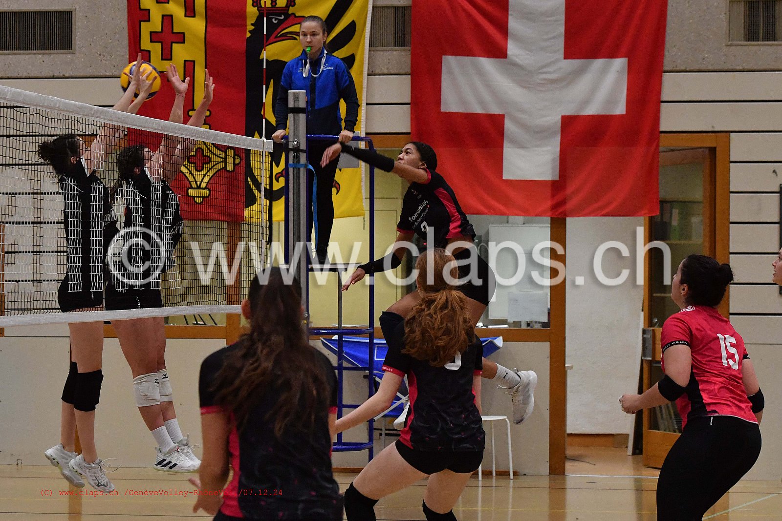 20241207_Infomaniak_GeneVolley_1ereLigue_RhoneVolley