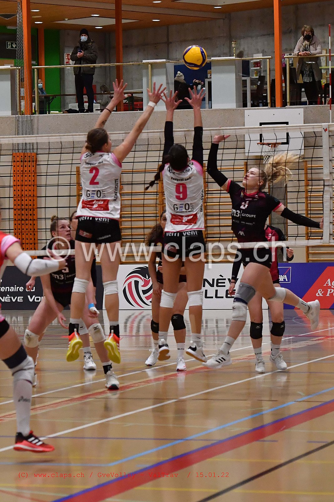 GeneveVolley - Val Travers janvier 2022