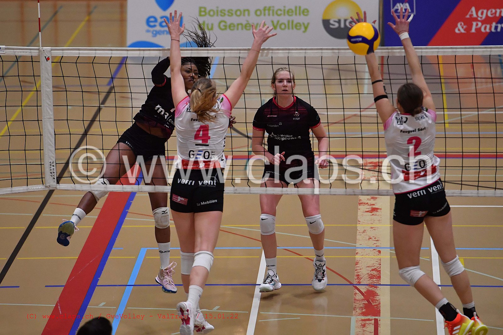 GeneveVolley - Val Travers janvier 2022