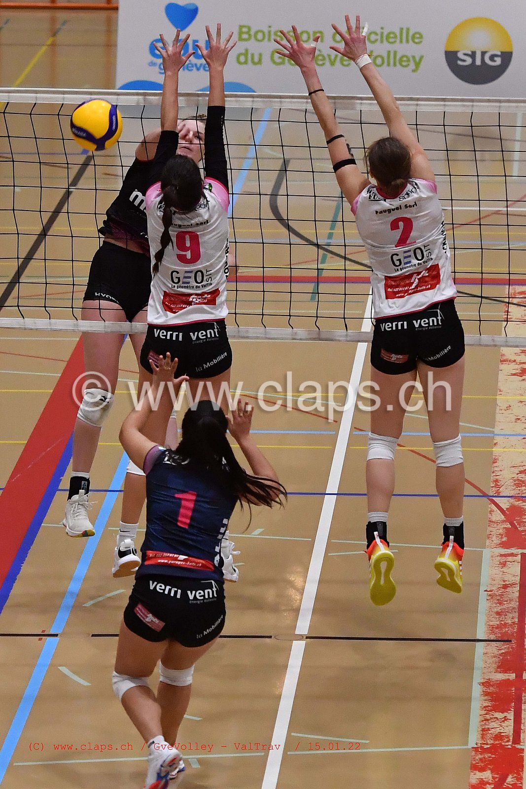 GeneveVolley - Val Travers janvier 2022
